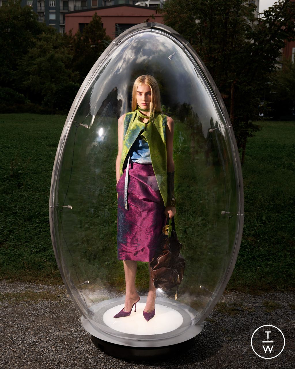 Fashion Week Milan Spring/Summer 2026 look 5 from the DIESEL collection womenswear