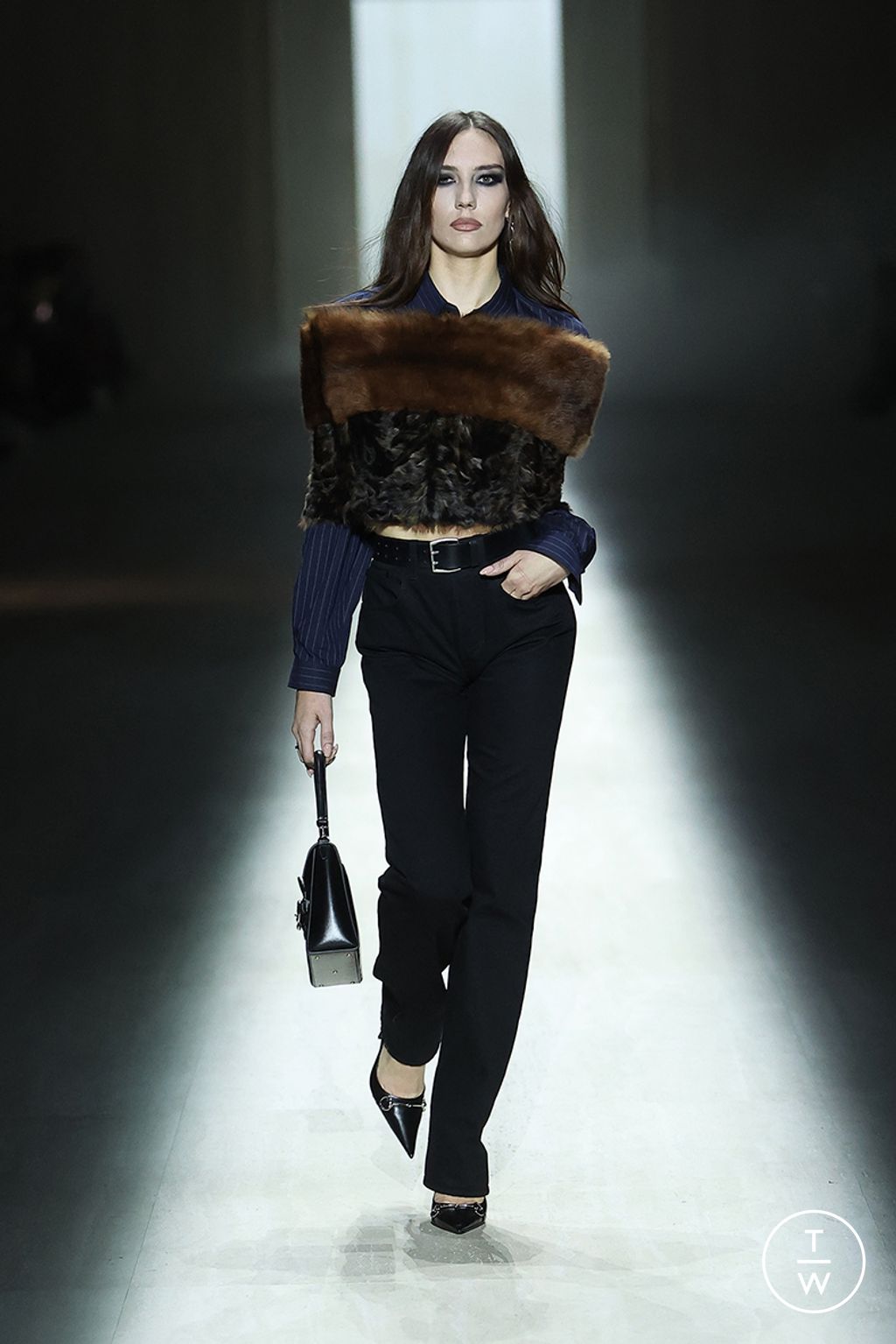 Fashion Week Milan Fall/Winter 2026 look 52 from the Gucci collection womenswear