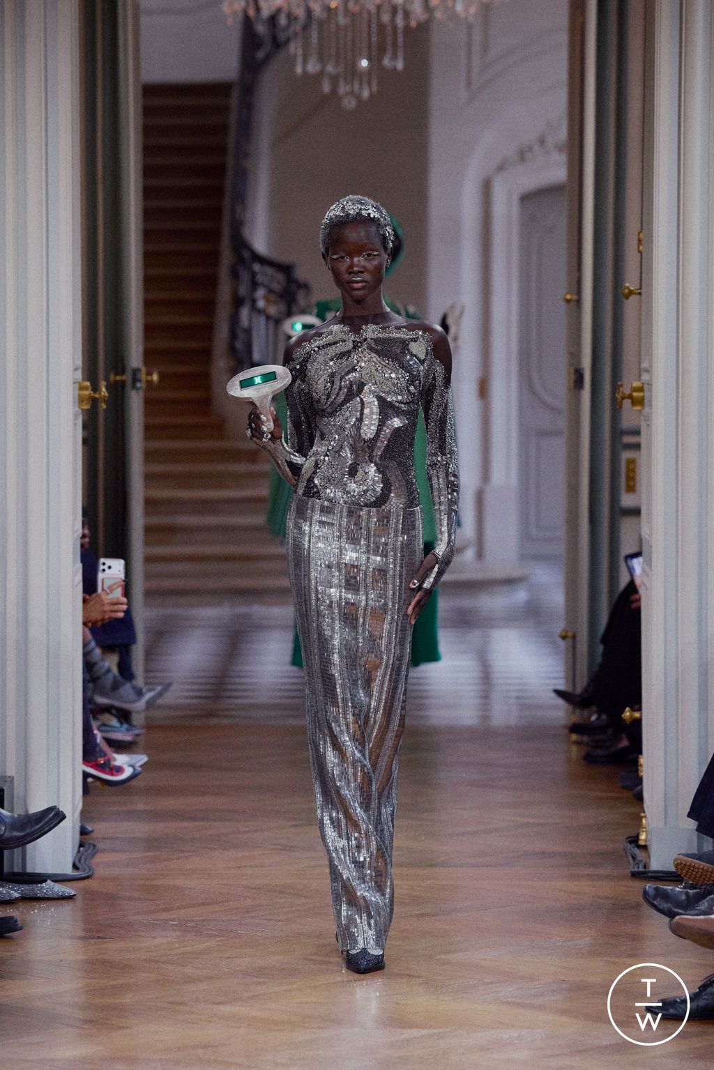 Fashion Week Paris Spring/Summer 2026 look 53 from the Thom Browne collection 女装