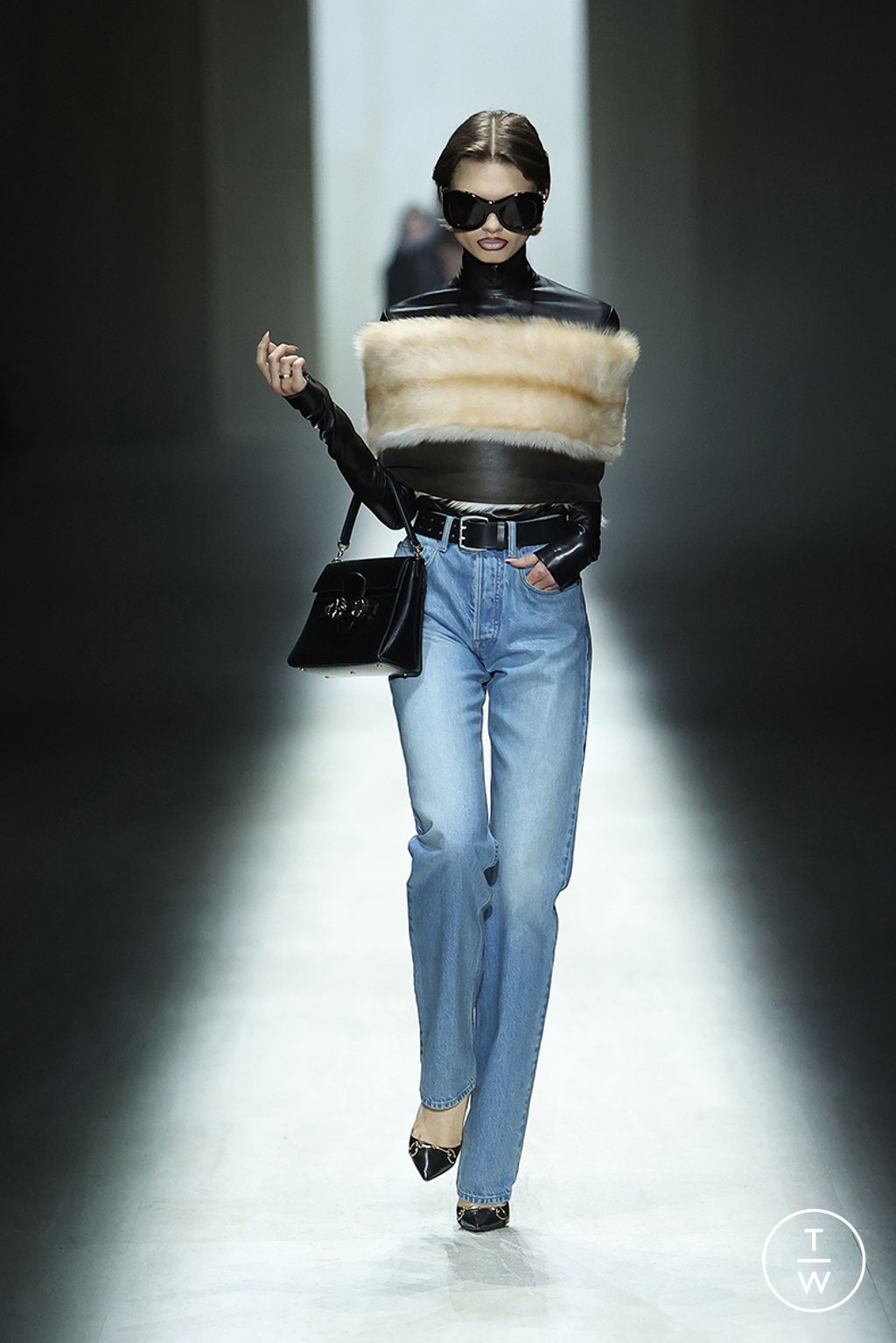 Fashion Week Milan Fall/Winter 2026 look 54 from the Gucci collection 女装