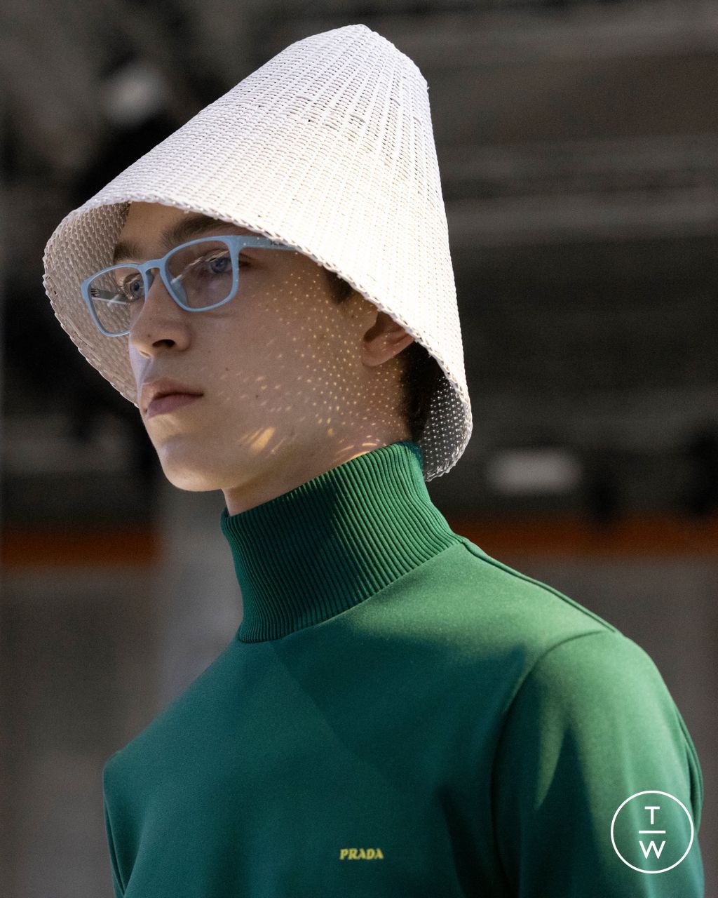 Fashion Week Milan Spring/Summer 2026 look 9 from the Prada collection menswear accessories