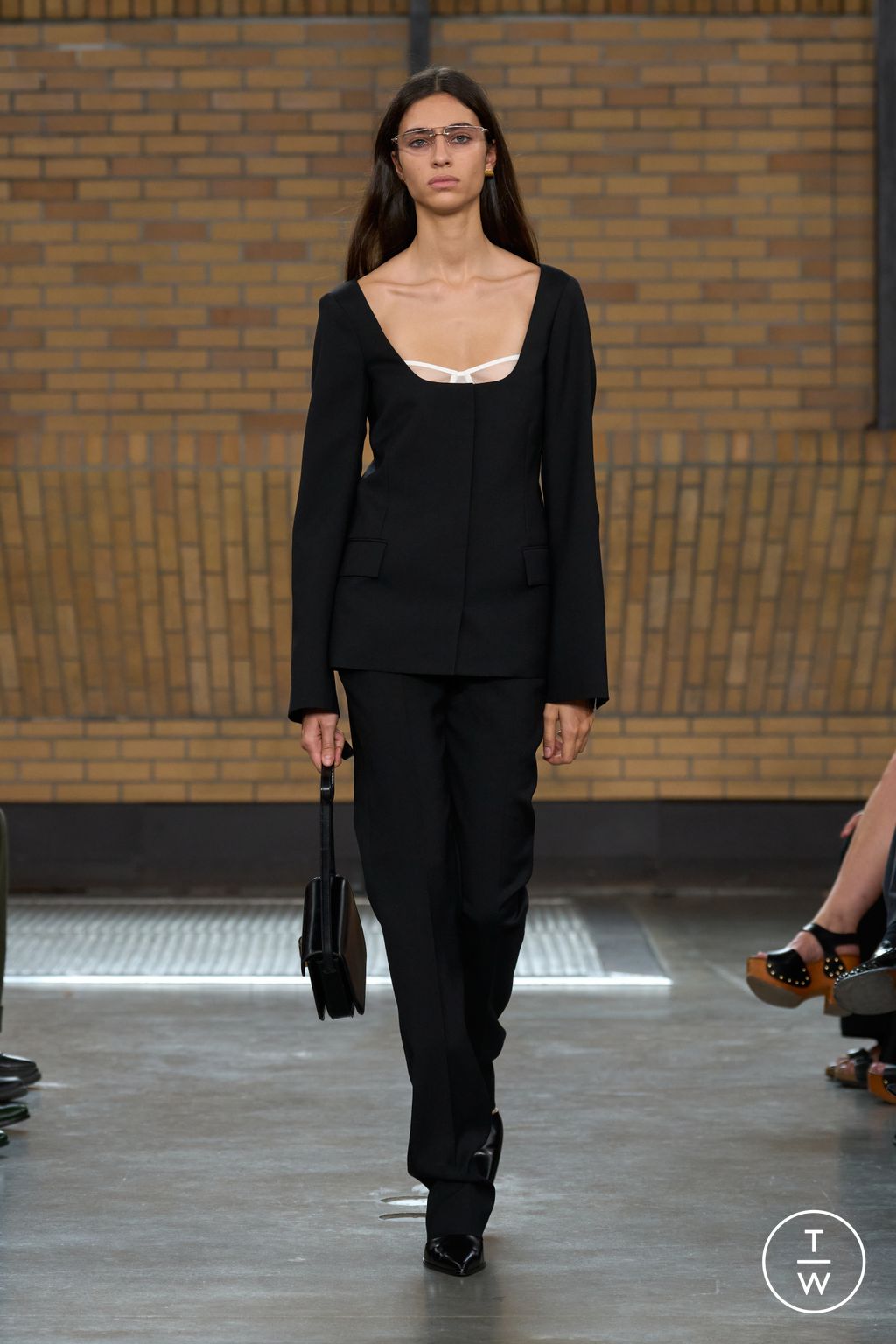 Fashion Week New York Spring/Summer 2026 look 6 de la collection Calvin Klein Collection womenswear