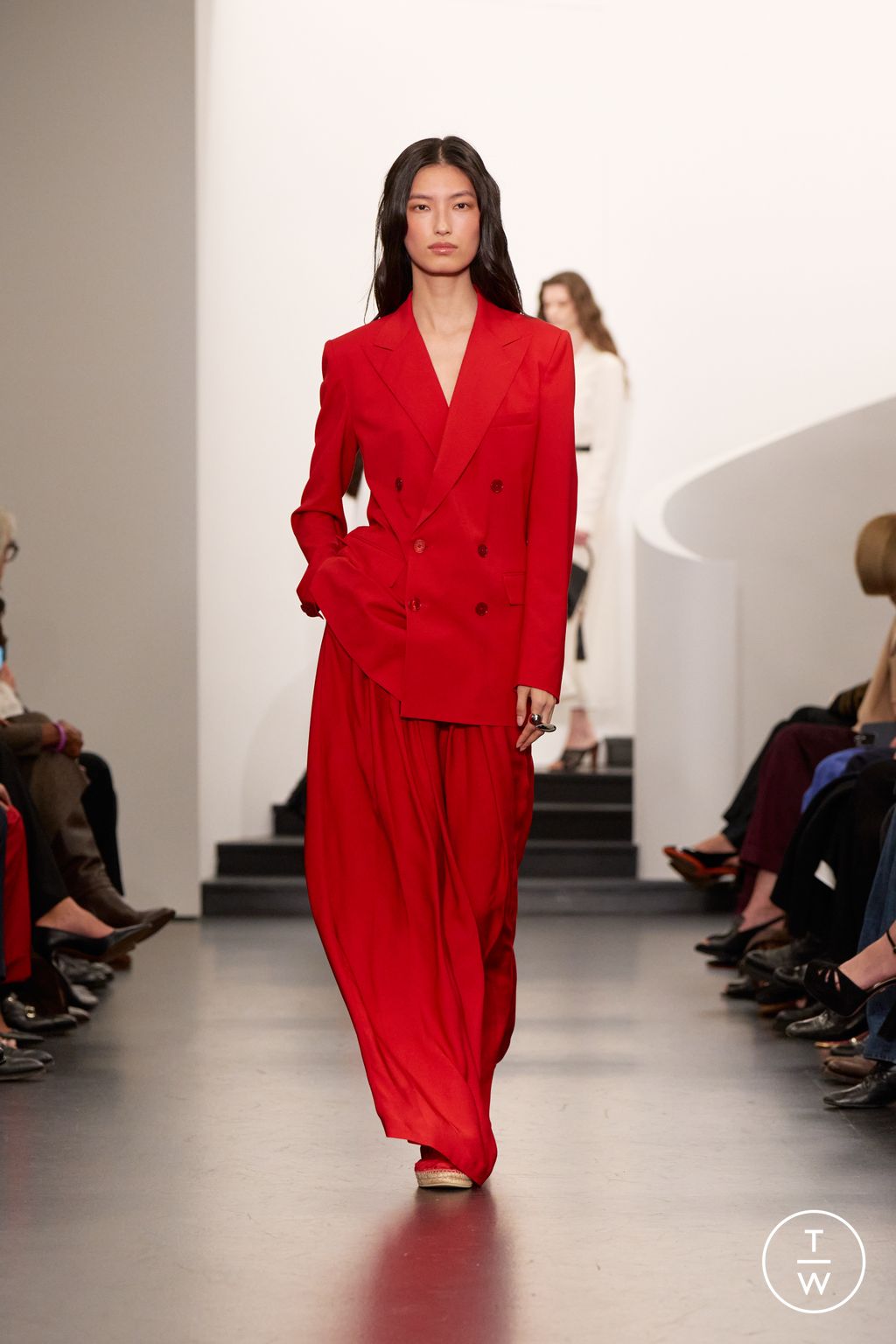 Fashion Week New York Spring/Summer 2026 look 6 from the Ralph Lauren collection womenswear