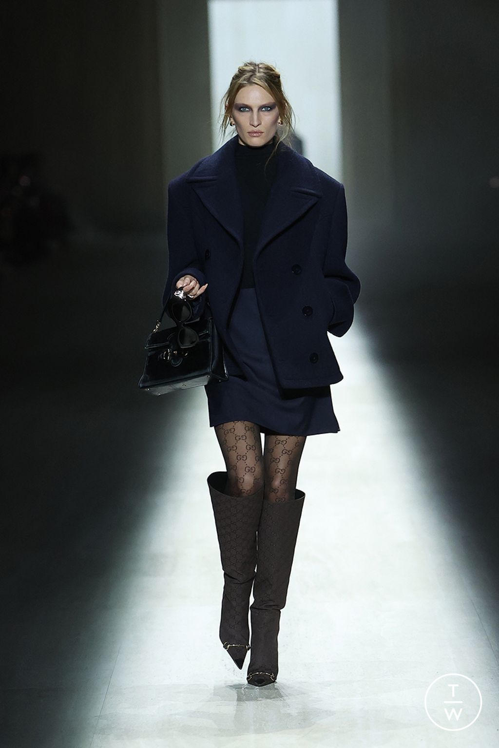 Fashion Week Milan Fall/Winter 2026 look 60 from the Gucci collection womenswear