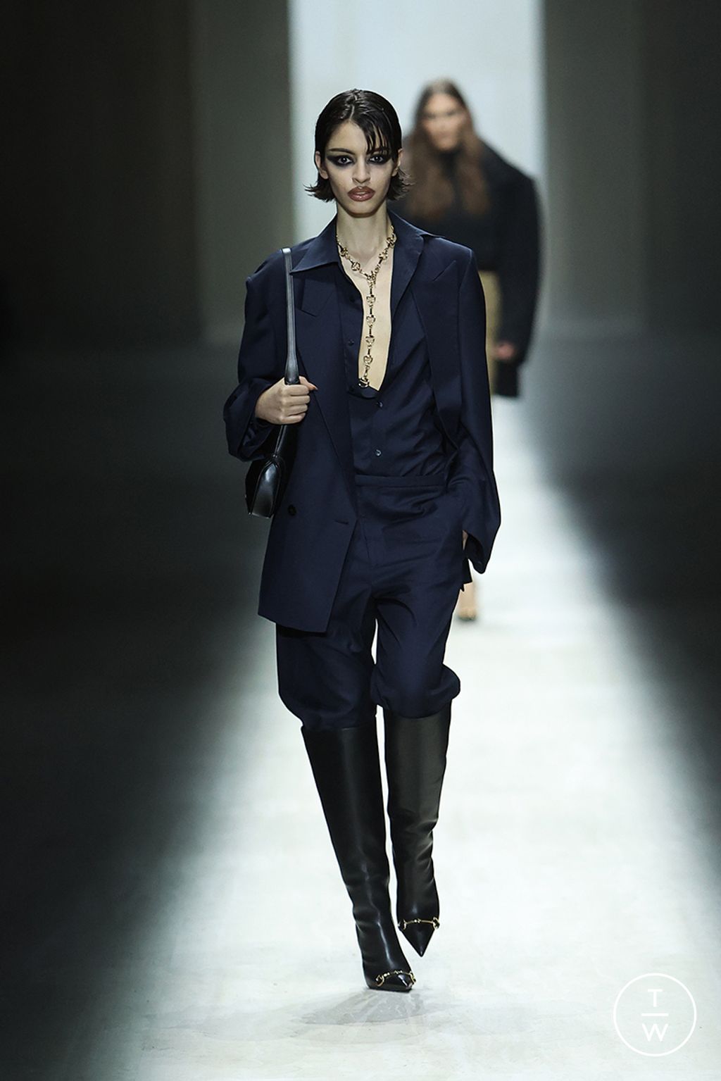 Fashion Week Milan Fall/Winter 2026 look 61 from the Gucci collection womenswear