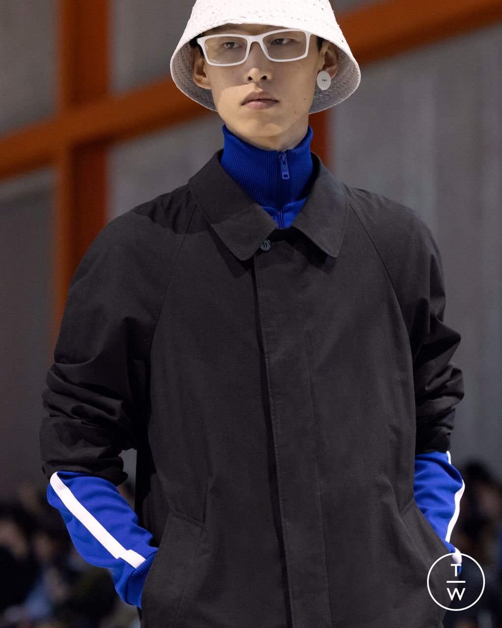 Fashion Week Milan Spring/Summer 2026 look 10 from the Prada collection menswear accessories