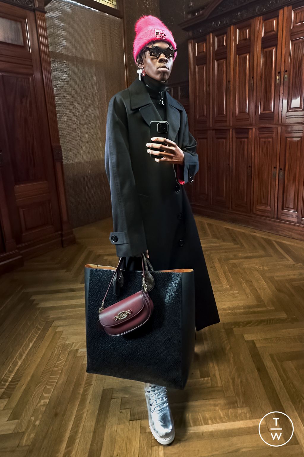 Fashion Week New York Resort 2024 look 7 from the Coach collection womenswear