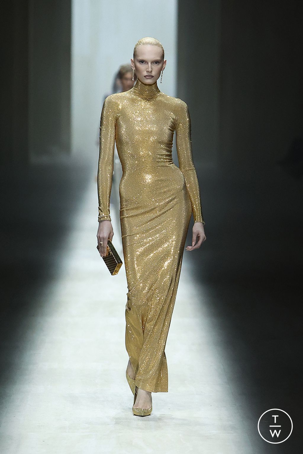 Fashion Week Milan Fall/Winter 2026 look 75 from the Gucci collection womenswear