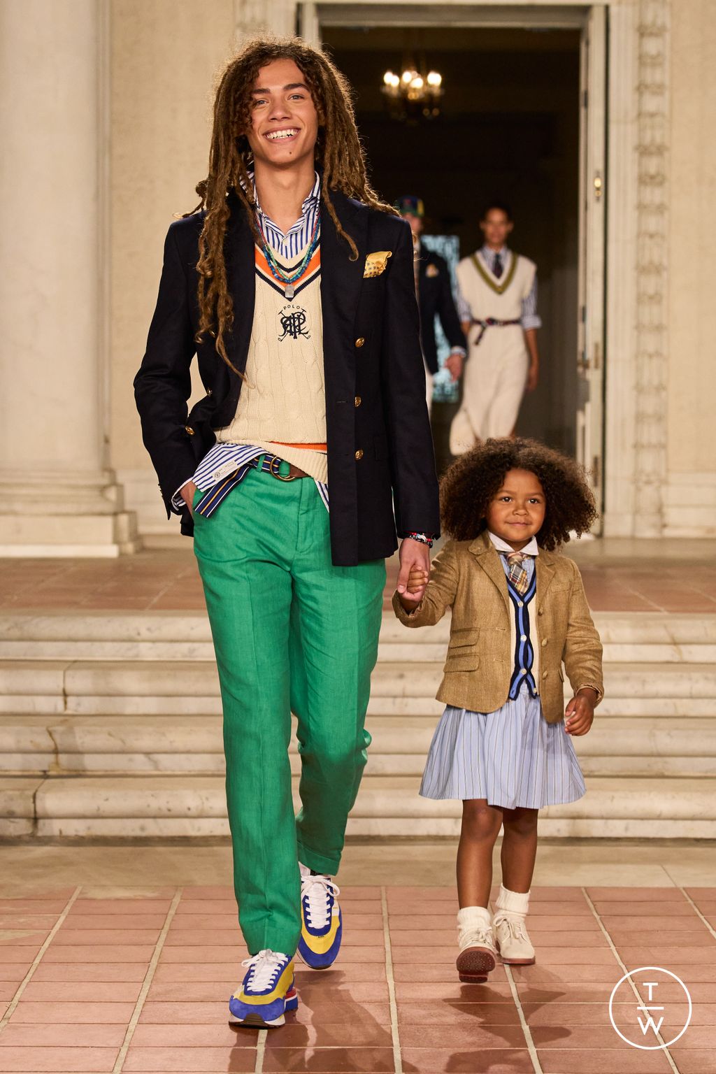 Fashion Week New York Spring/Summer 2023 look 77 from the Ralph Lauren collection 女装