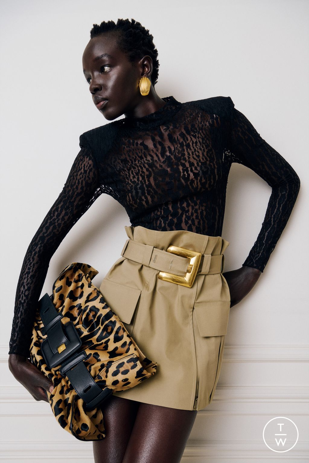 Fashion Week Paris Pre-Fall 2025 look 3 from the Balmain collection womenswear