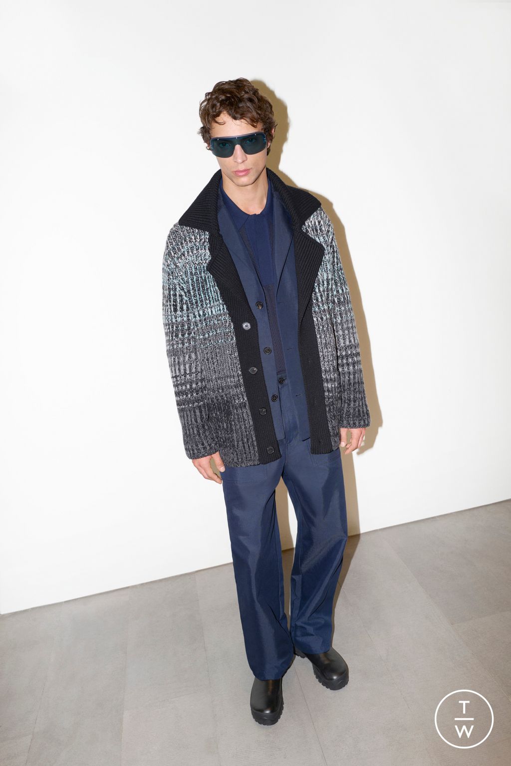 Fashion Week Milan Fall/Winter 2024 look 8 from the Missoni collection 男装