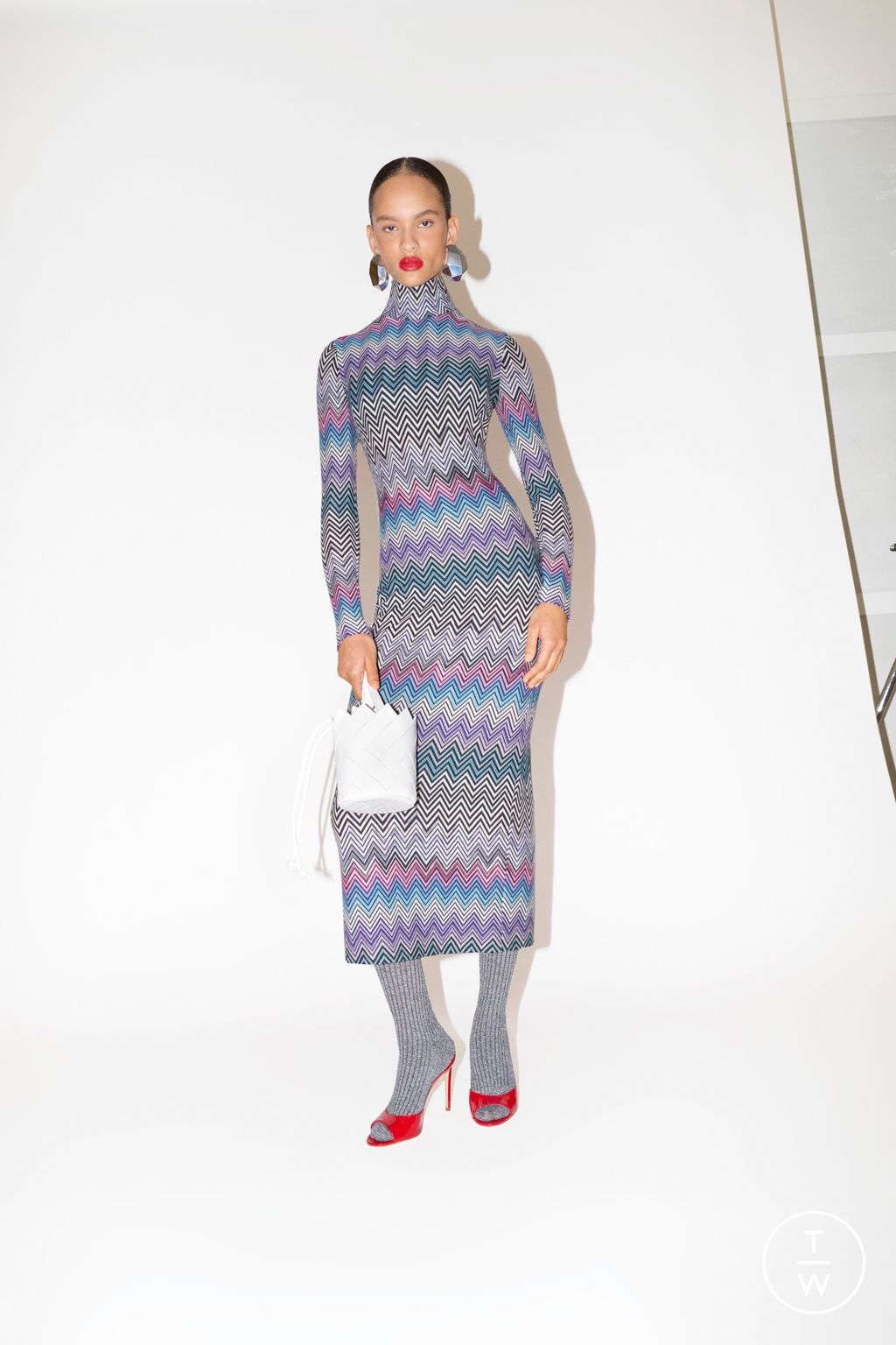 Fashion Week Milan Pre-Fall 2024 look 7 from the Missoni collection 女装