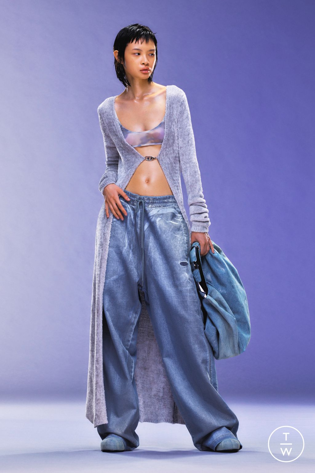 Fashion Week Milan Resort 2024 look 8 from the DIESEL collection womenswear