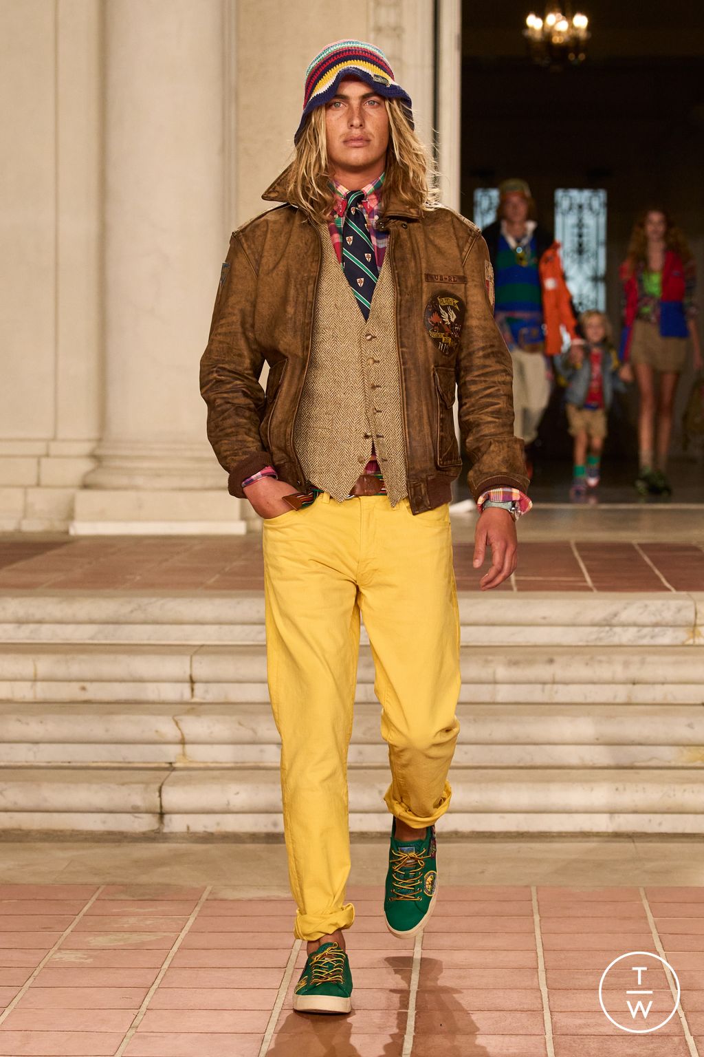 Fashion Week New York Spring/Summer 2023 look 82 from the Ralph Lauren collection womenswear