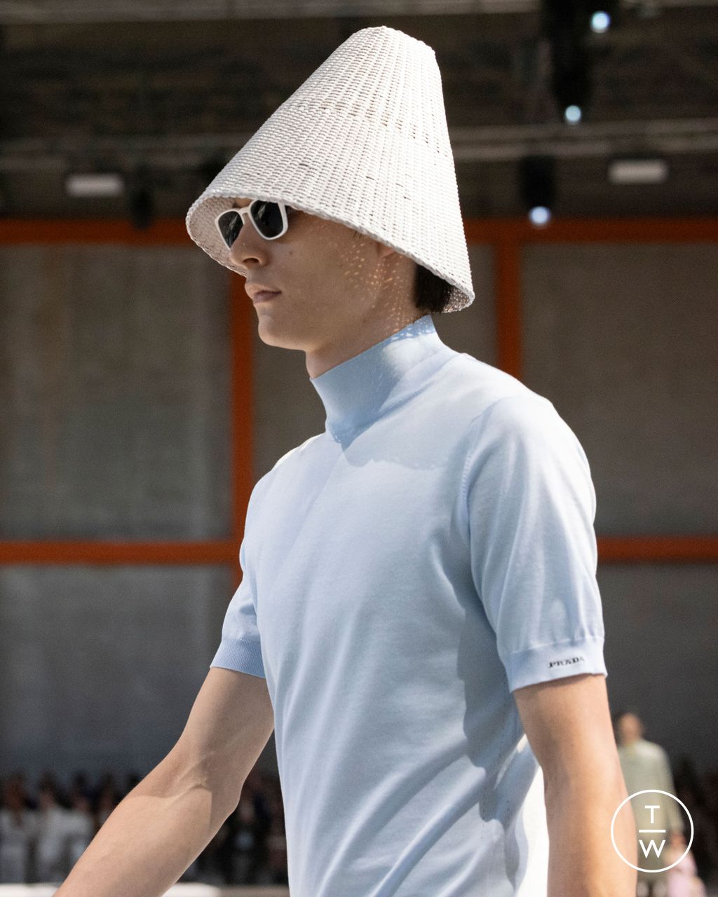 Fashion Week Milan Spring/Summer 2026 look 14 from the Prada collection menswear accessories