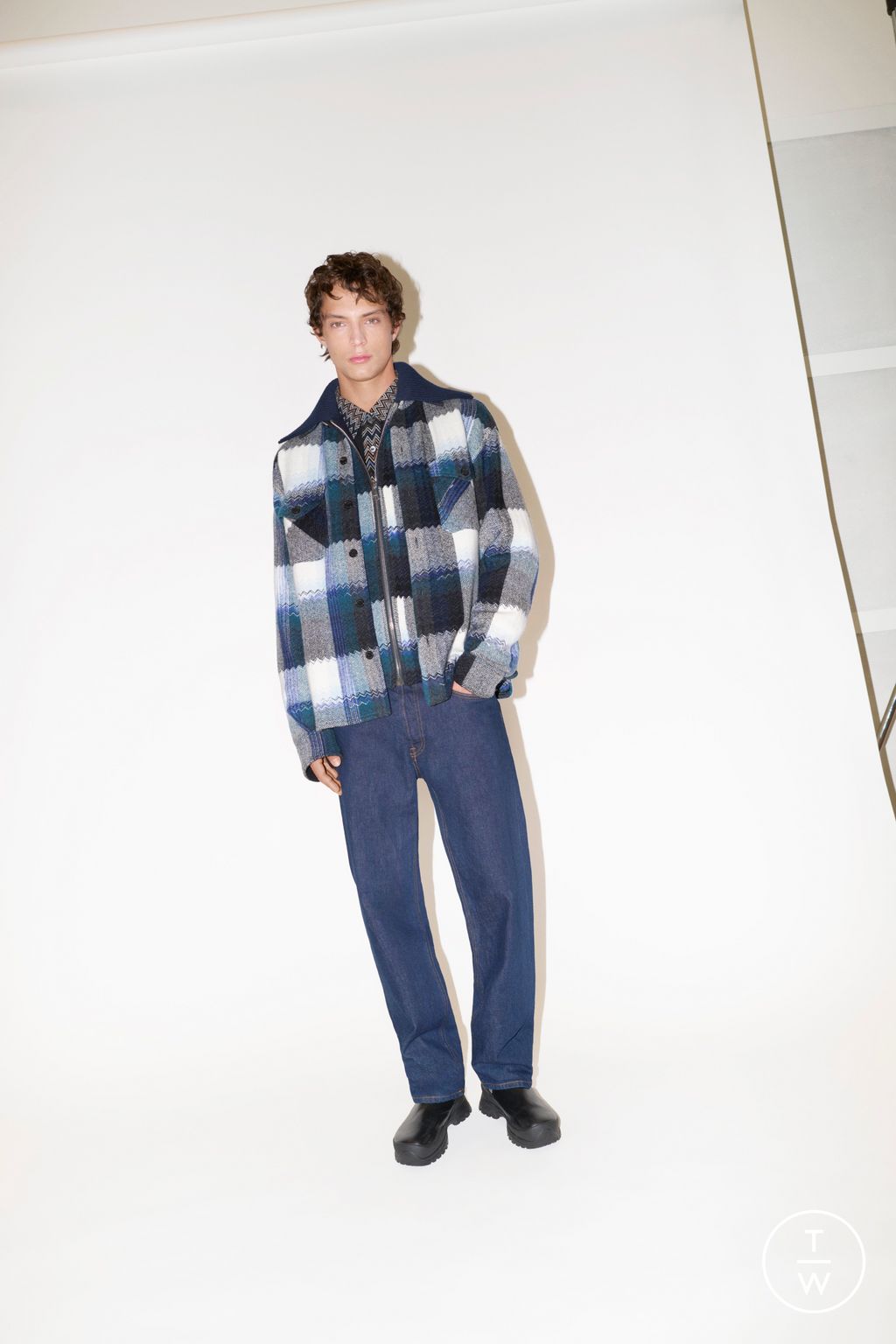 Fashion Week Milan Fall/Winter 2024 look 9 from the Missoni collection menswear