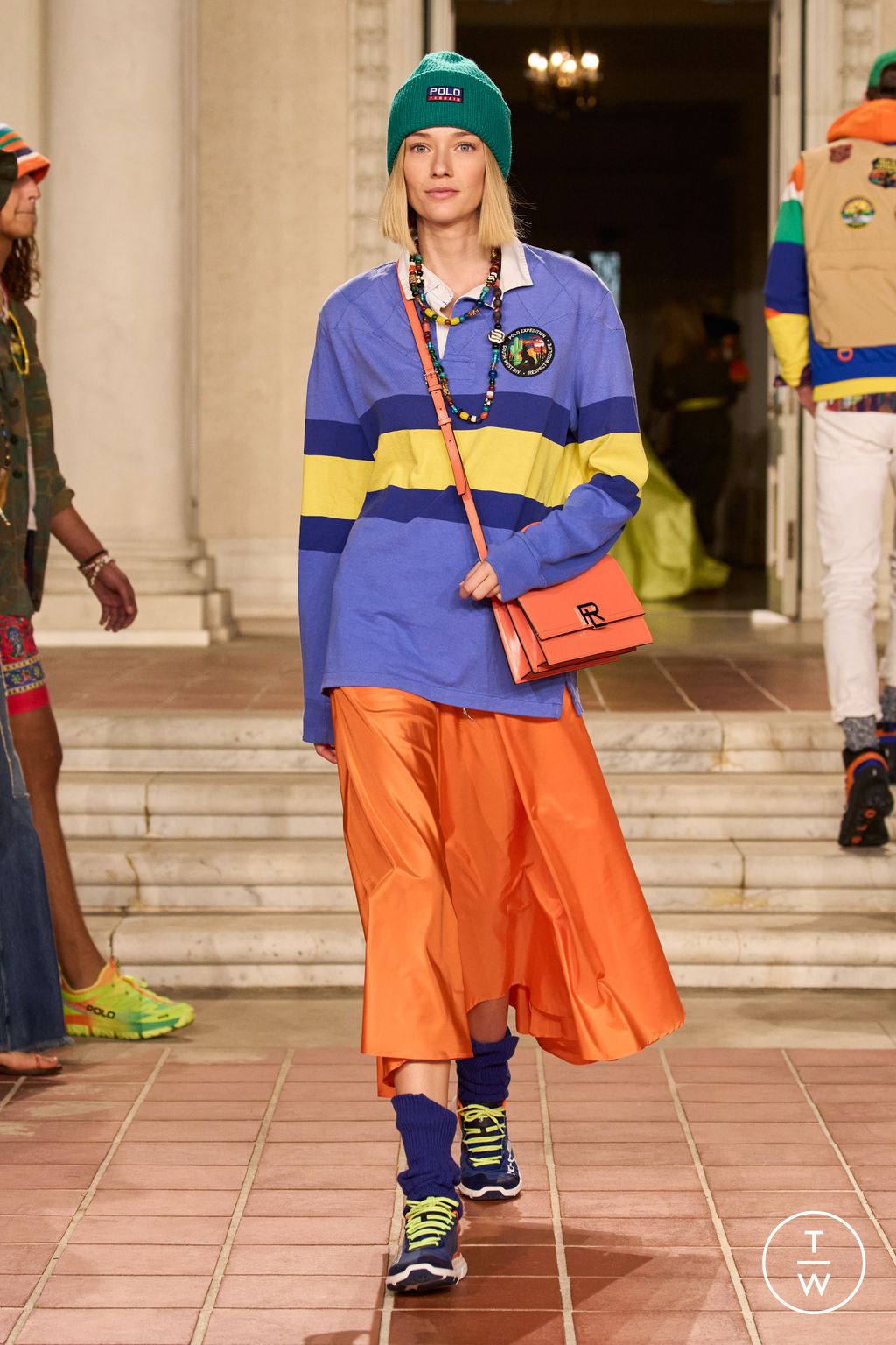 Fashion Week New York Spring/Summer 2023 look 98 from the Ralph Lauren collection womenswear