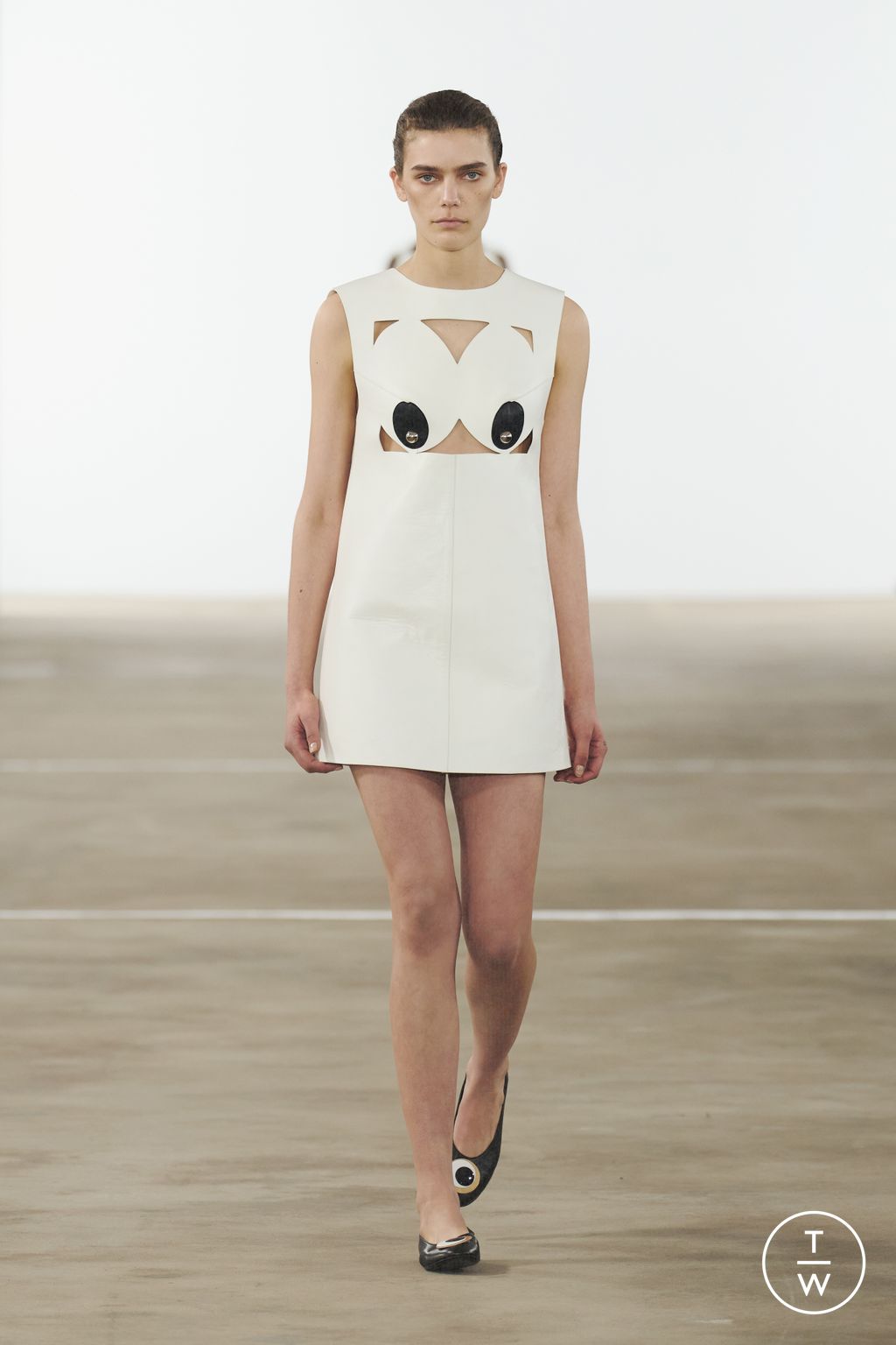 Fashion Week New York Spring/Summer 2024 look 1 from the Area collection womenswear