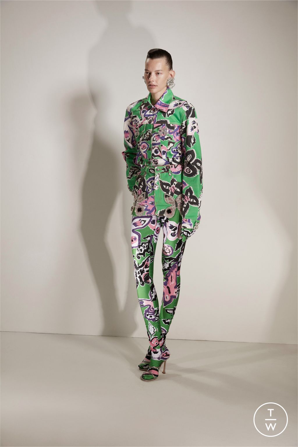 Fashion Week New York Pre-Fall 2023 look 10 from the Area collection womenswear