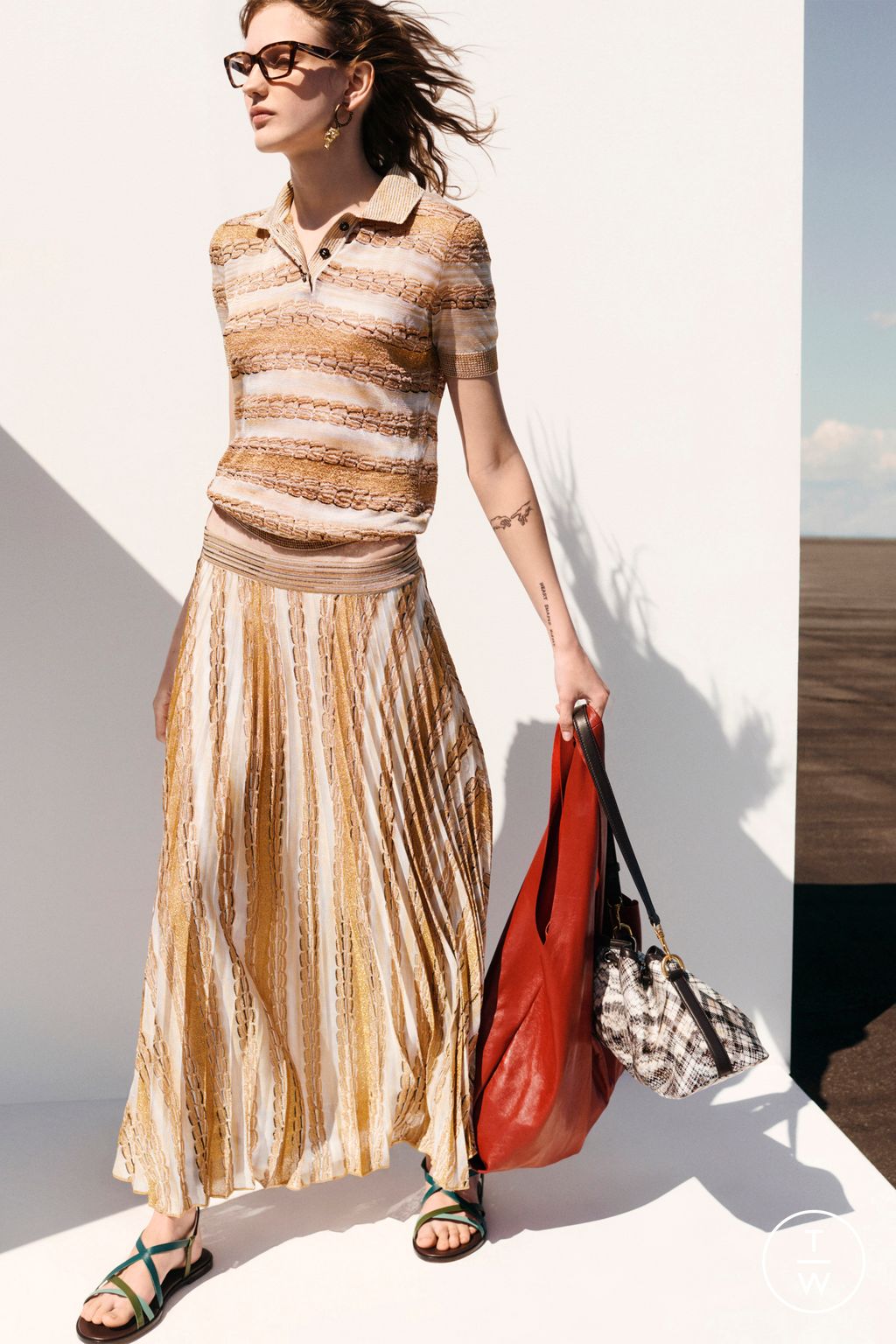 Fashion Week Milan Resort 2026 look 10 from the Missoni collection womenswear