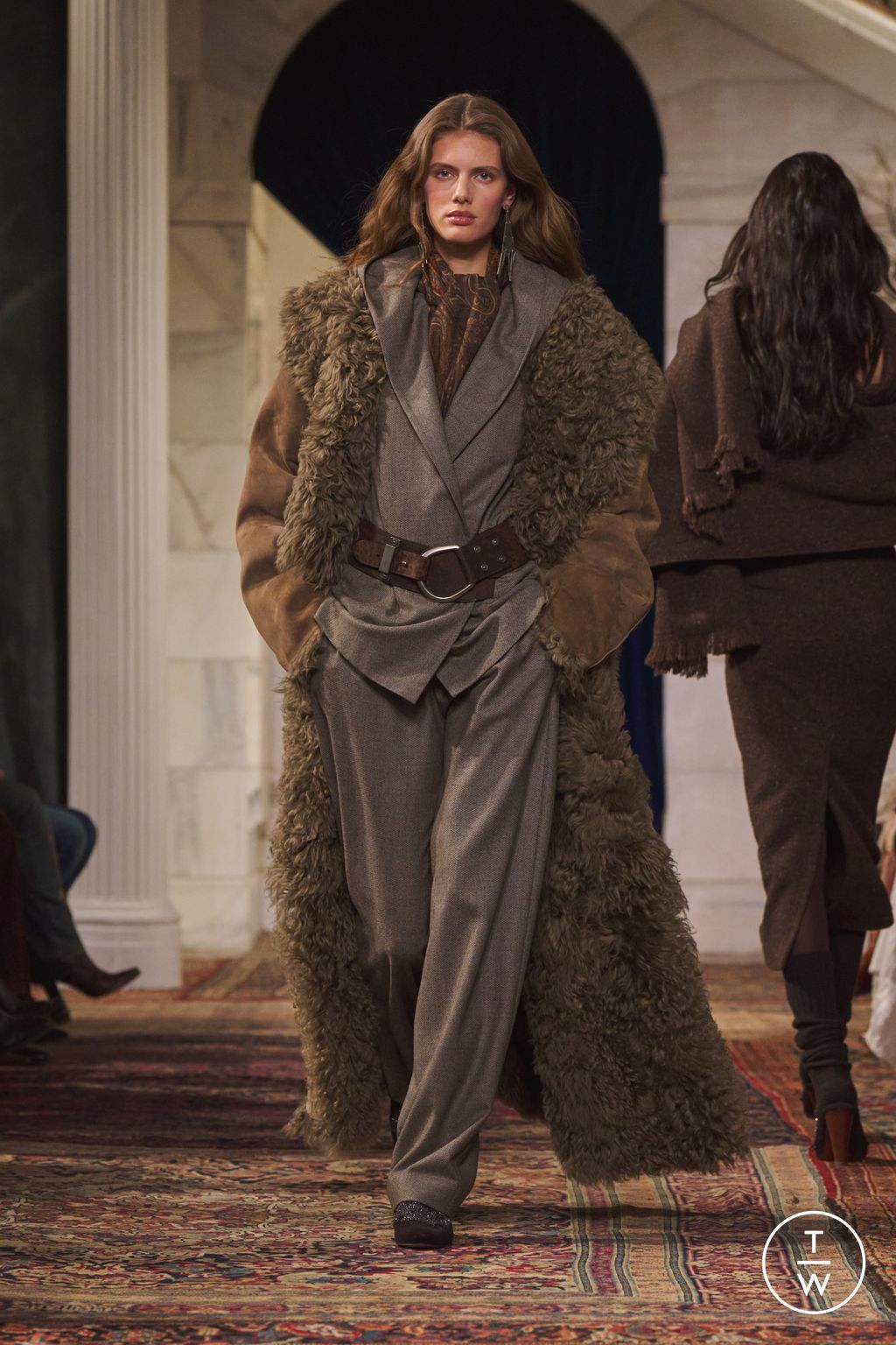 Fashion Week New York Fall/Winter 2026 look 10 de la collection Ralph Lauren womenswear