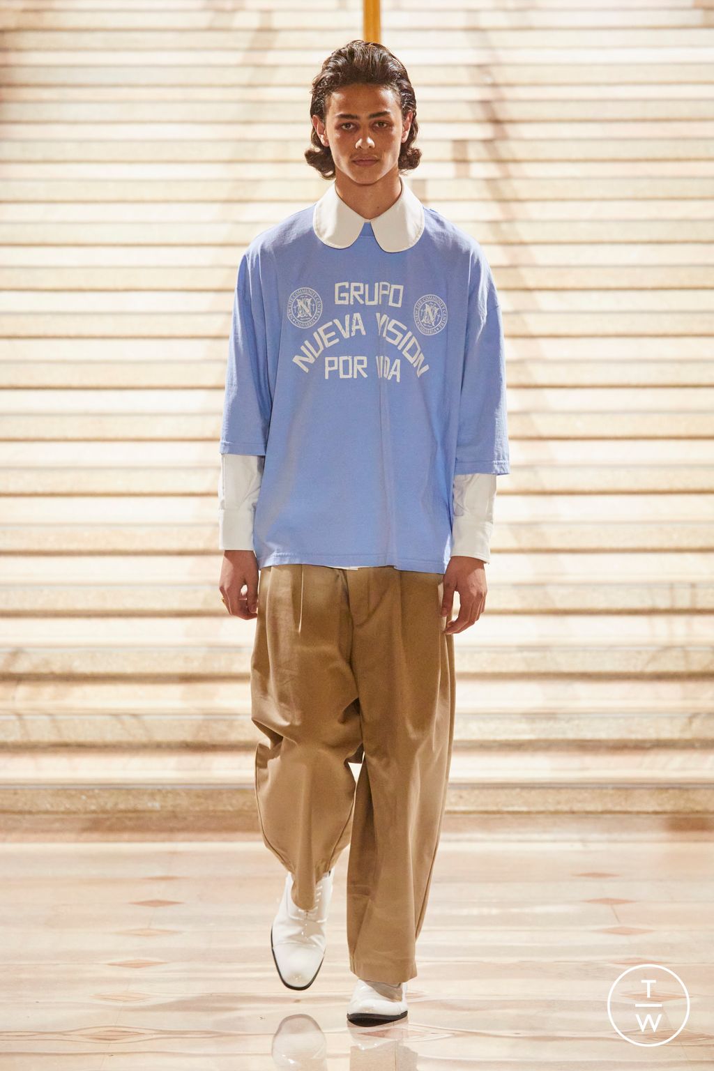 Fashion Week New York Spring/Summer 2024 look 10 from the Willy Chavarria collection menswear
