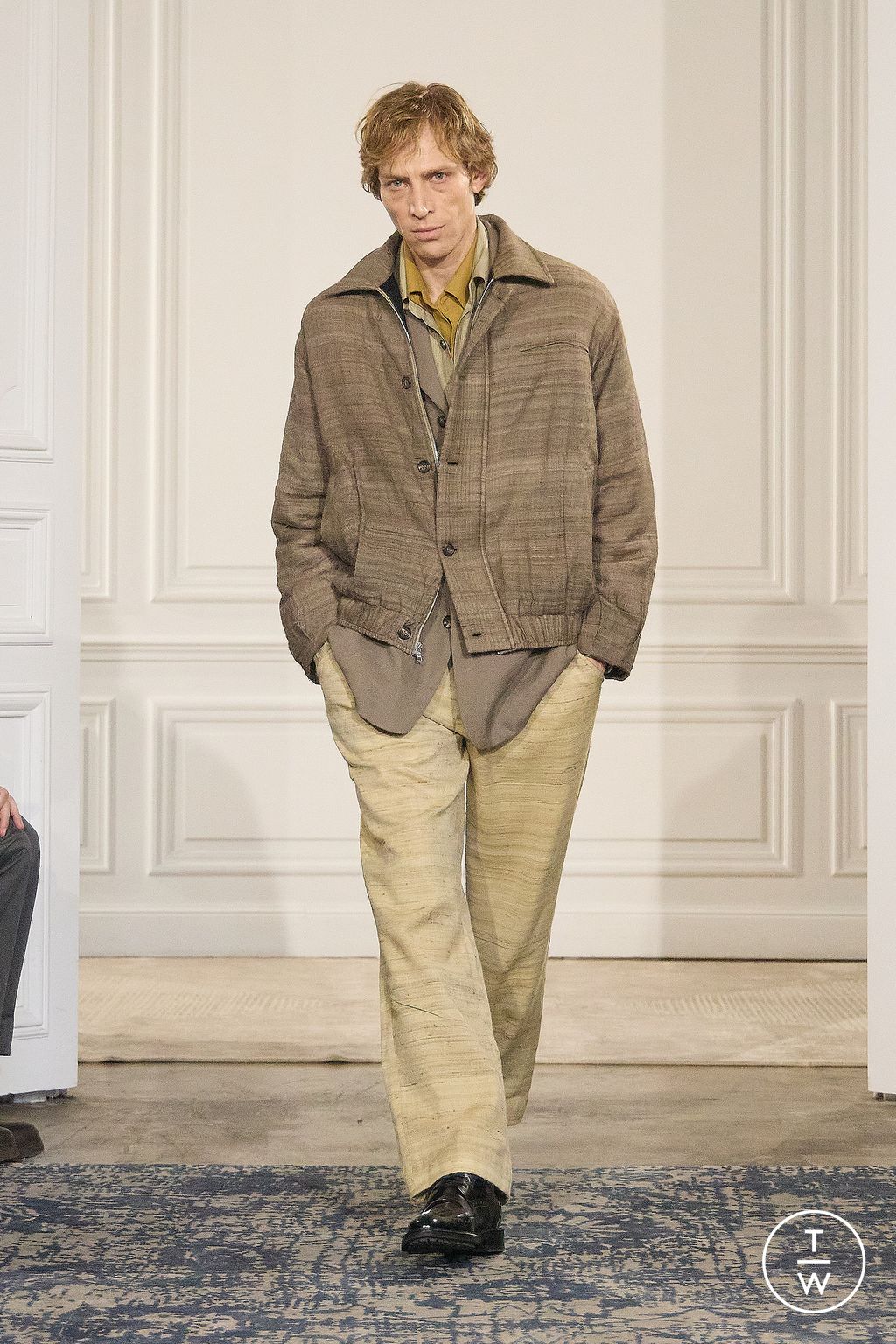 Fashion Week Paris Fall/Winter 2026 look 10 de la collection Kartik Research menswear