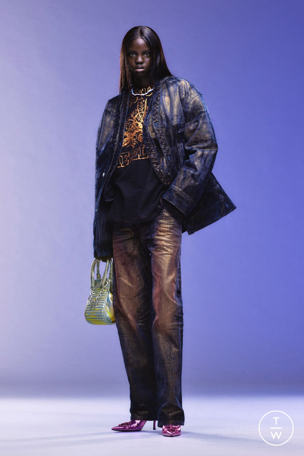 Fashion Week Milan Resort 2024 look 11 from the DIESEL collection 女装