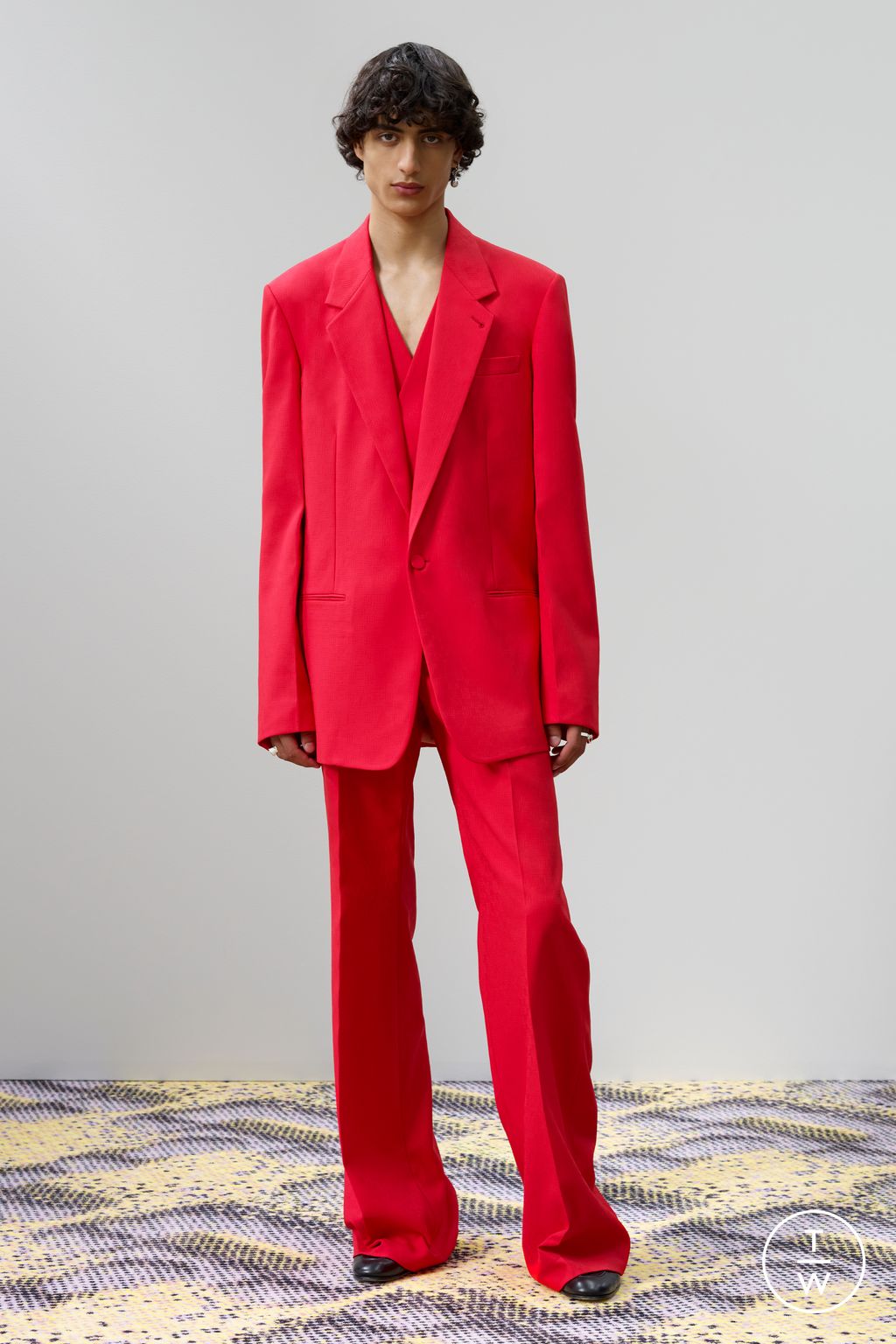 Fashion Week Milan Spring/Summer 2024 look 15 from the Gucci collection 男装