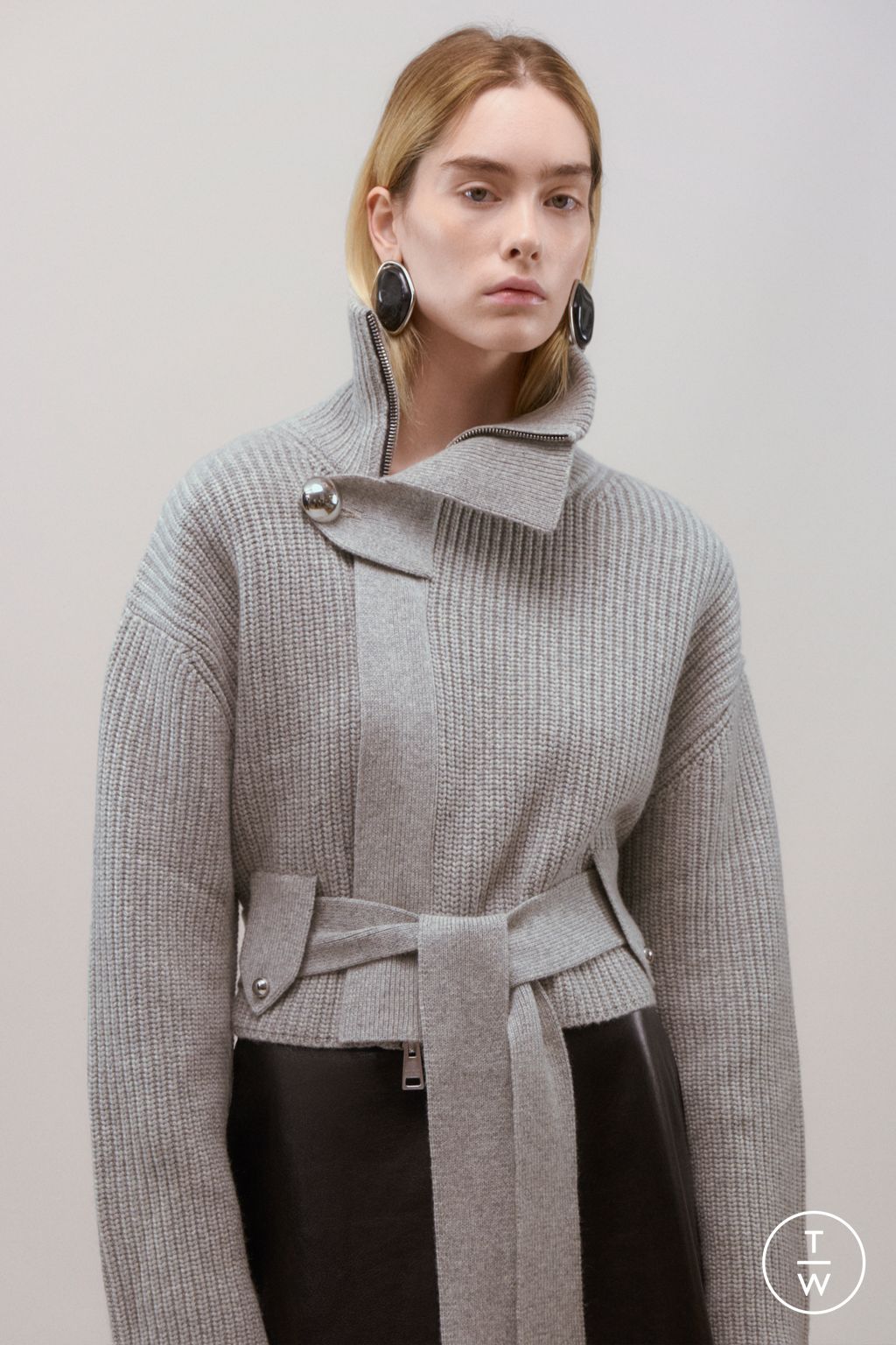 Fashion Week New York Pre-Fall 2025 look 11 from the Brandon Maxwell collection womenswear