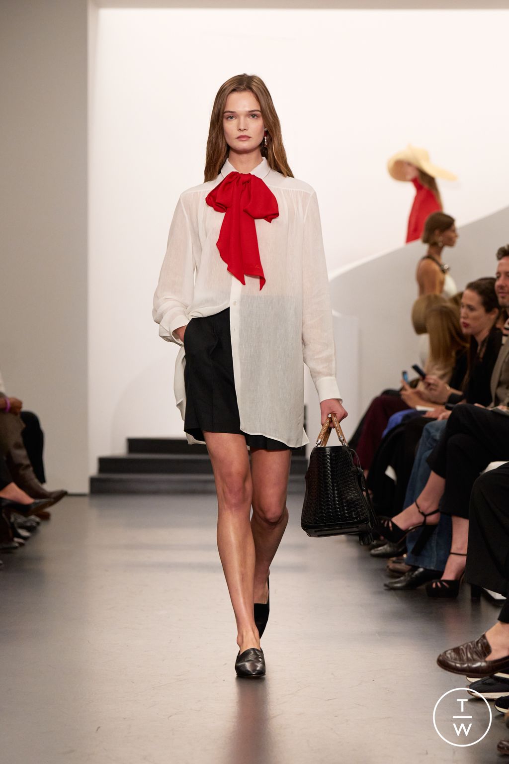 Fashion Week New York Spring/Summer 2026 look 12 from the Ralph Lauren collection womenswear