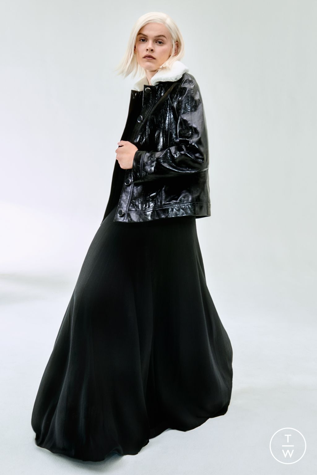 Fashion Week New York Resort 2024 look 12 from the Brandon Maxwell collection womenswear