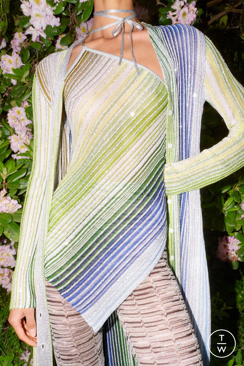 Fashion Week Milan Resort 2025 look 12 from the Missoni collection womenswear