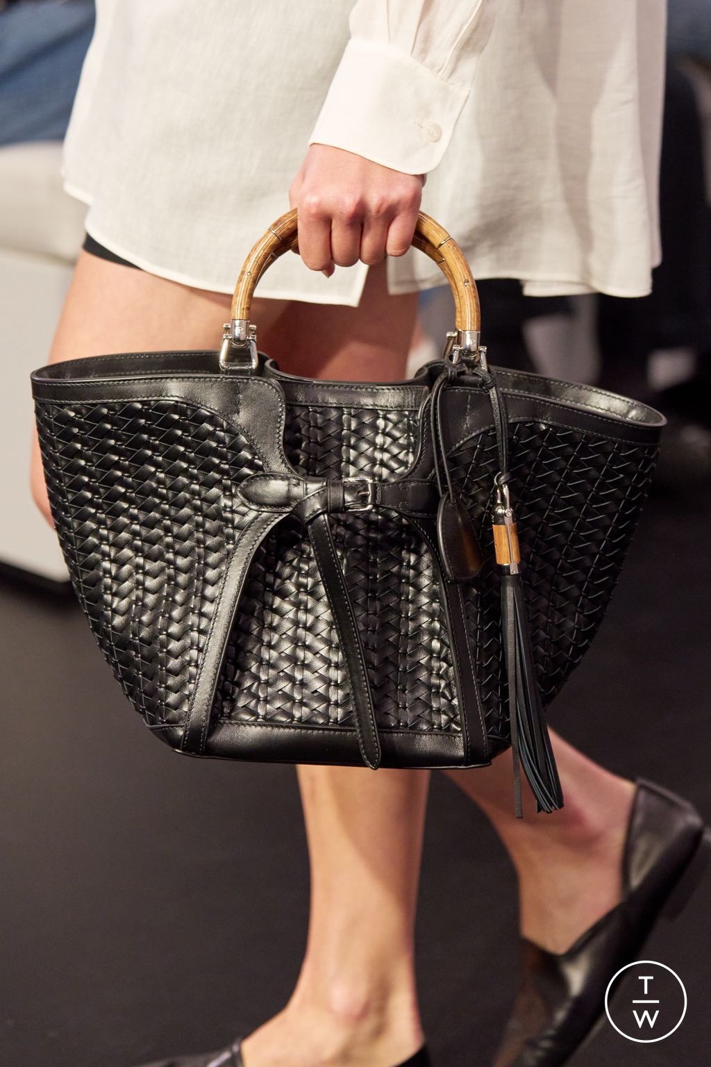 Fashion Week New York Spring/Summer 2026 look 12 from the Ralph Lauren collection 女装配饰