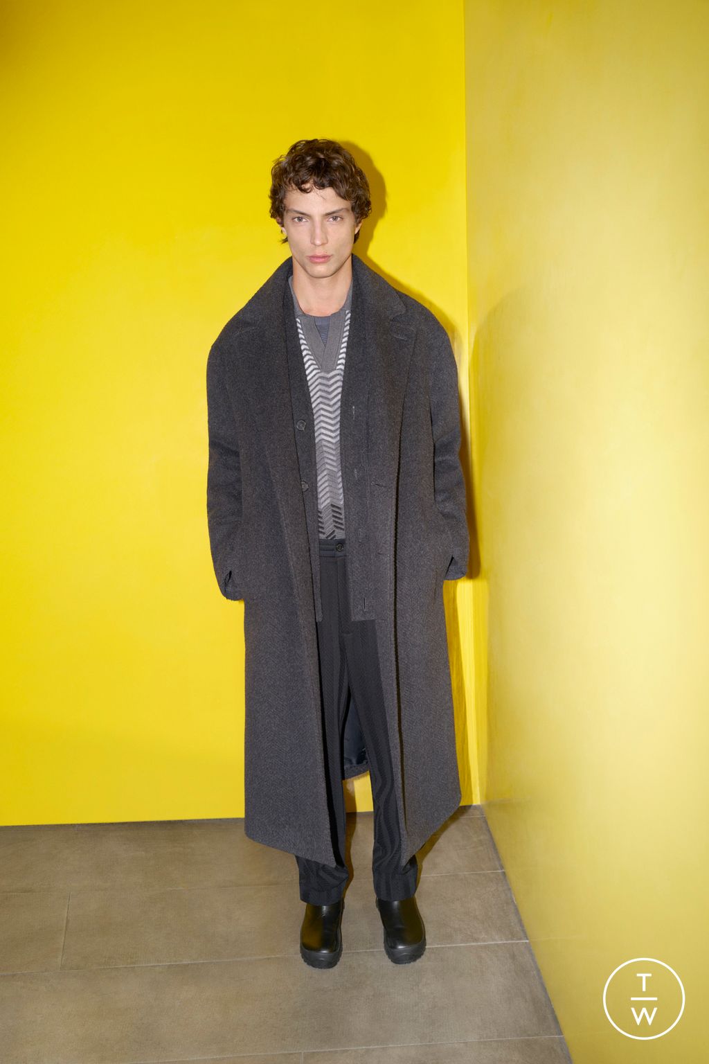 Fashion Week Milan Fall/Winter 2024 look 12 from the Missoni collection 男装