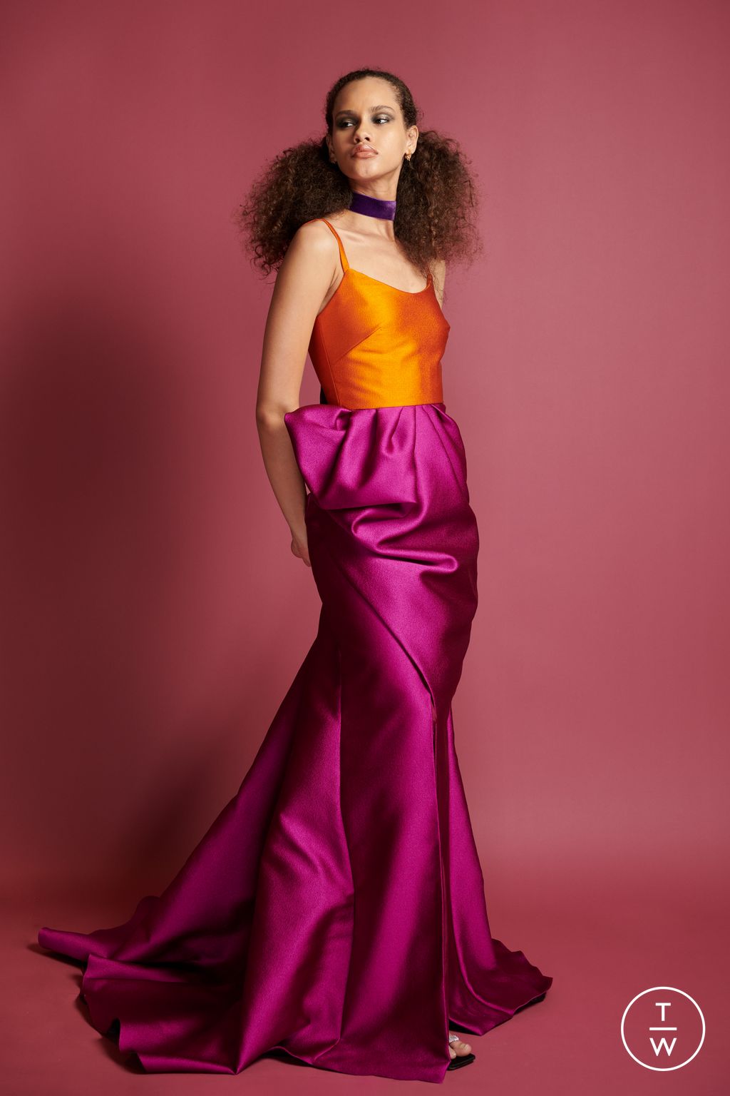 Fashion Week New York Resort 2024 look 12 from the Bibhu Mohapatra collection womenswear
