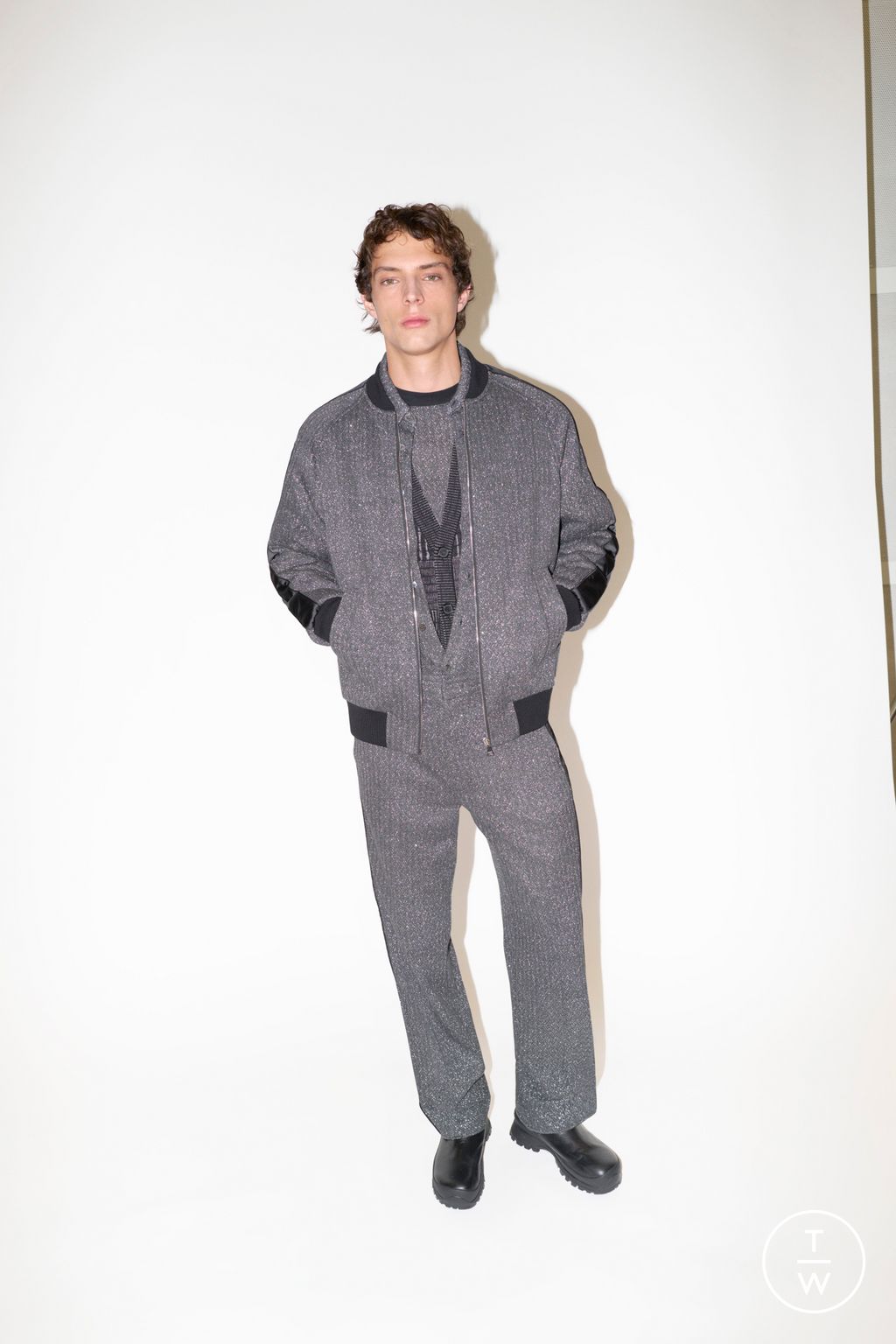 Fashion Week Milan Fall/Winter 2024 look 13 from the Missoni collection menswear