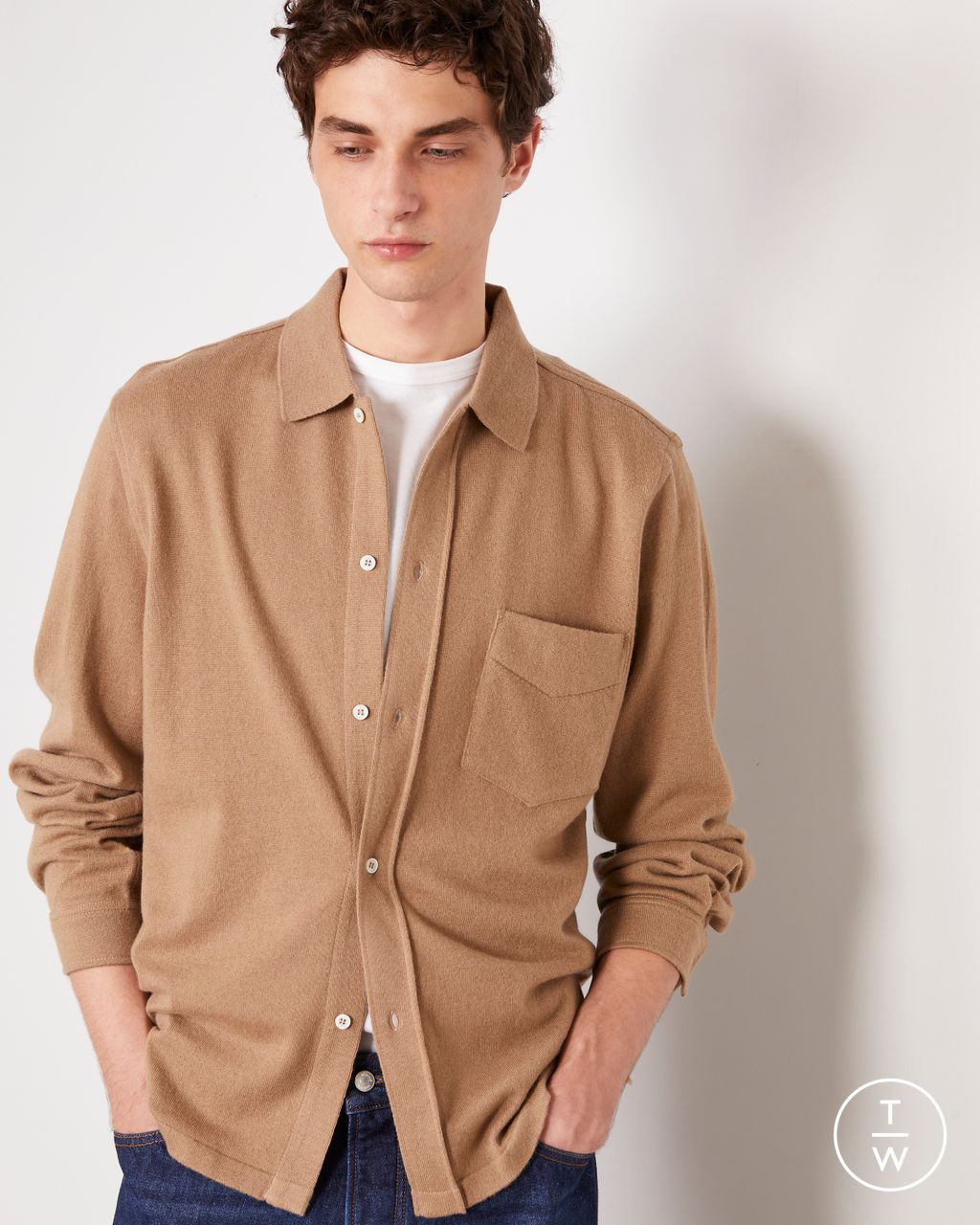 Fashion Week Paris Pre-Fall 2026 look 13 from the Officine Générale collection menswear