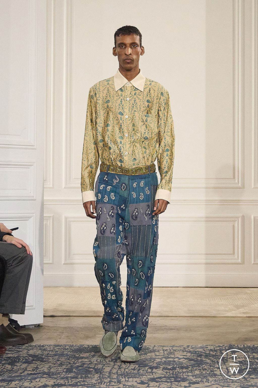 Fashion Week Paris Fall/Winter 2026 look 13 from the Kartik Research collection menswear