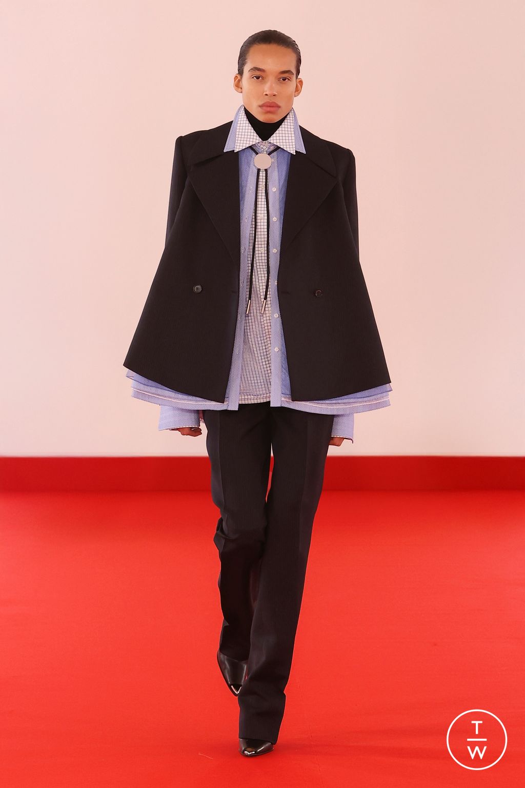 Fashion Week New York Spring/Summer 2026 look 14 from the Brandon Maxwell collection womenswear