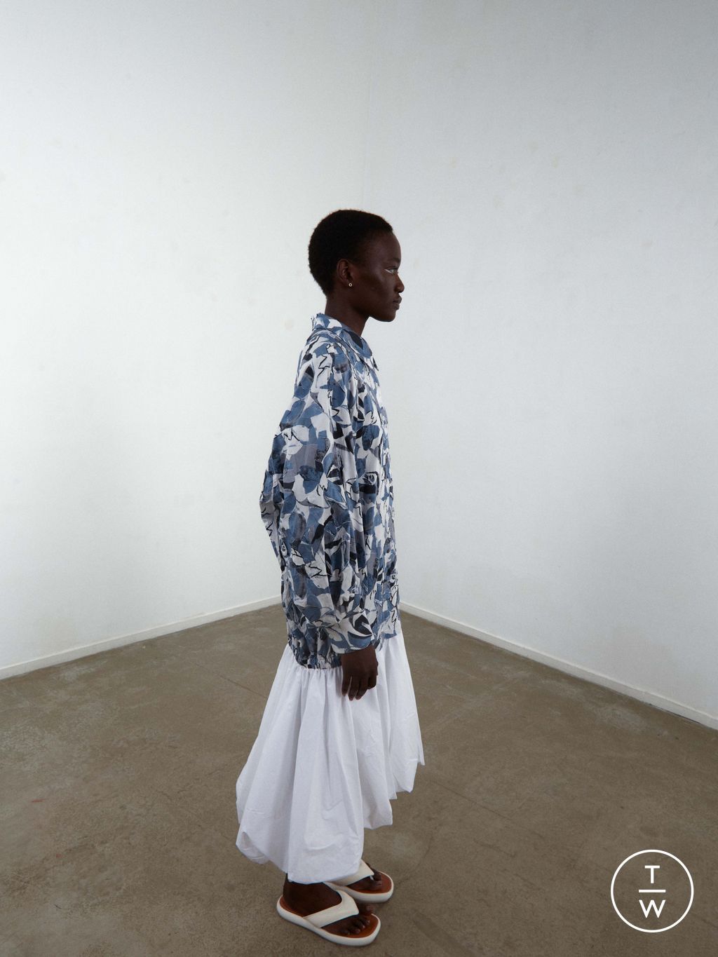 Fashion Week Paris Resort 2024 look 14 from the Dawei collection womenswear