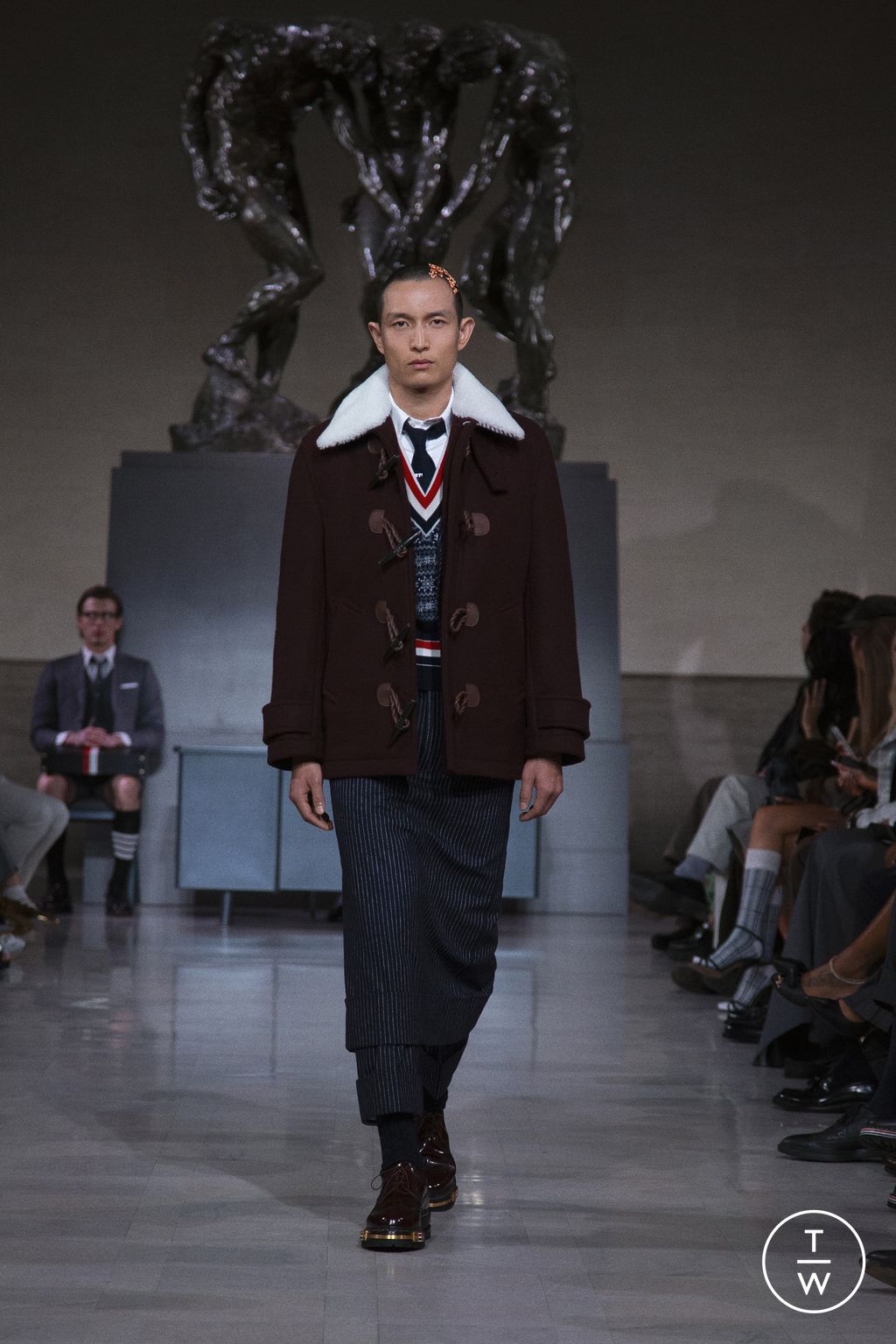 Fashion Week New York Fall/Winter 2026 look 14 de la collection Thom Browne womenswear