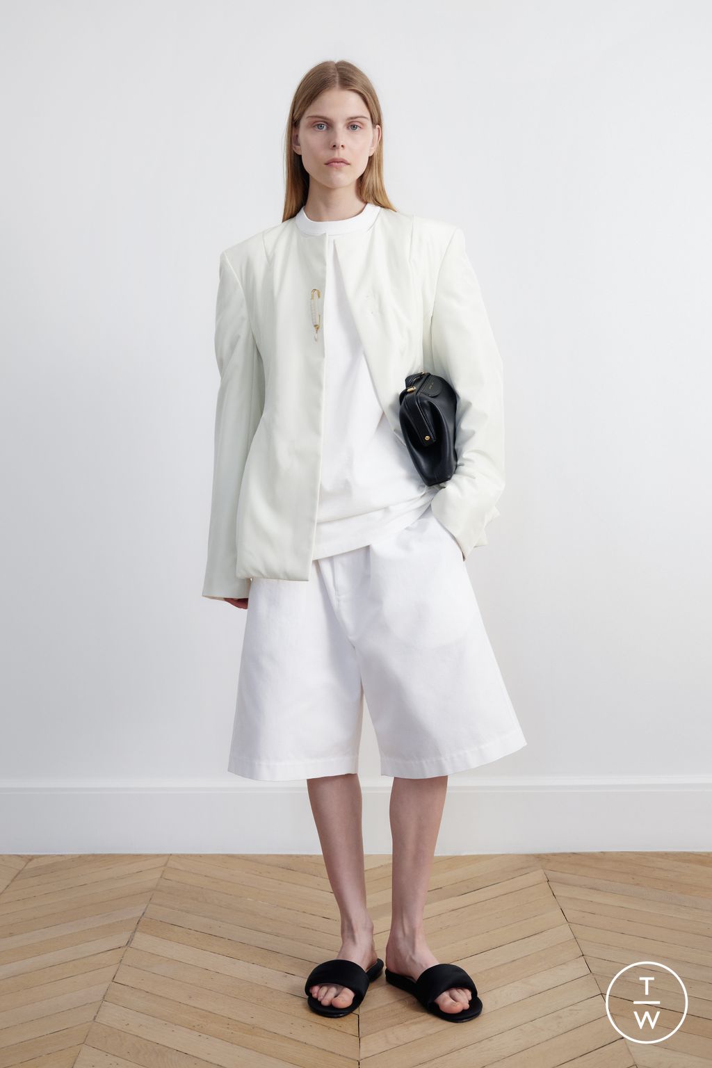 Fashion Week Paris Resort 2026 look 14 from the Carven collection womenswear