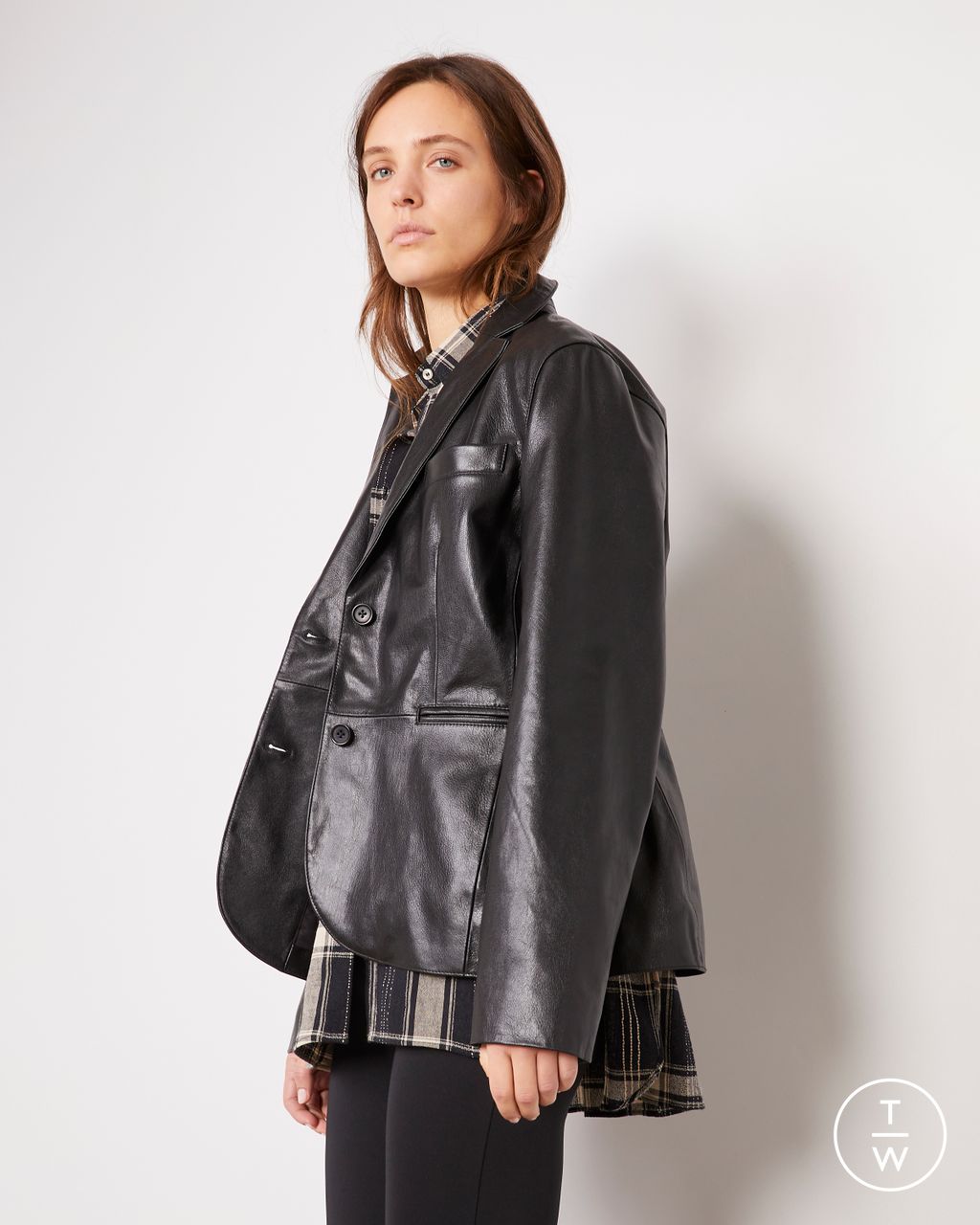 Fashion Week Paris Pre-Fall 2026 look 14 de la collection Officine Générale womenswear