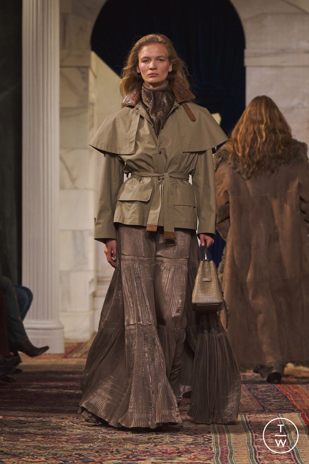 Fashion Week New York Fall/Winter 2026 look 14 de la collection Ralph Lauren womenswear