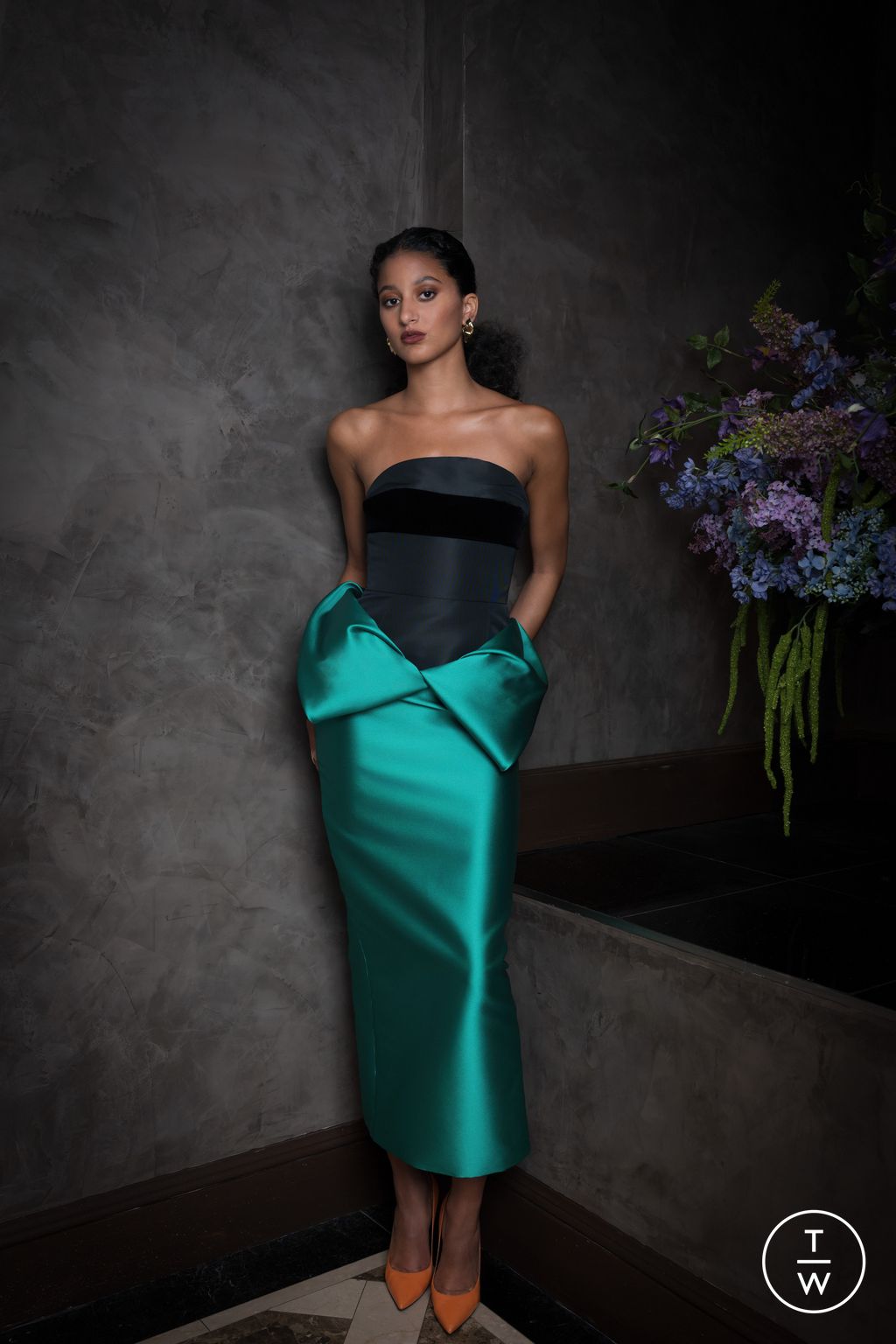 Fashion Week New York Resort 2026 look 14 from the Bibhu Mohapatra collection 女装