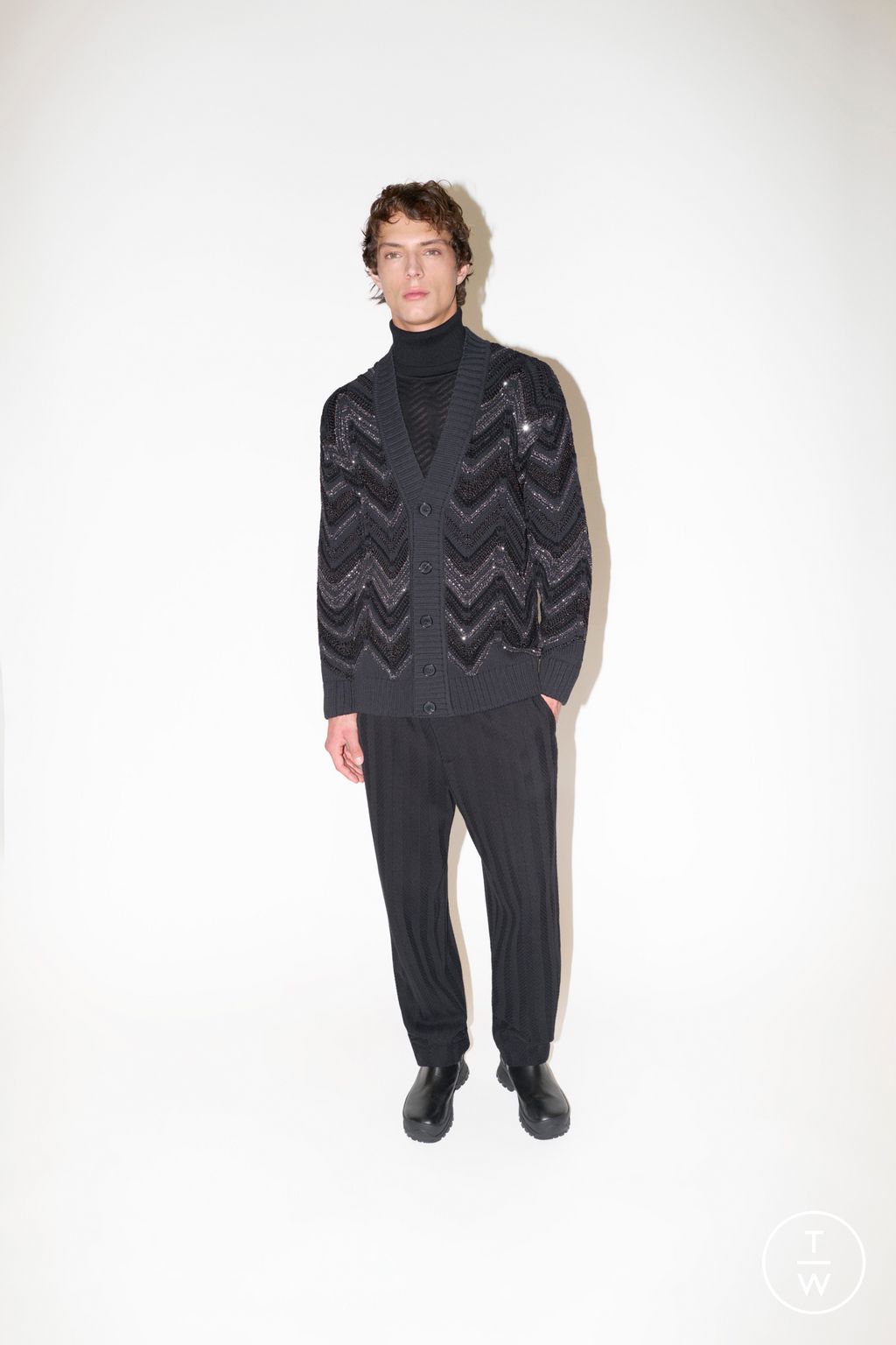 Fashion Week Milan Fall/Winter 2024 look 15 from the Missoni collection menswear