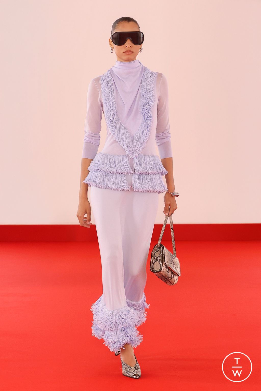 Fashion Week New York Spring/Summer 2026 look 15 from the Brandon Maxwell collection womenswear