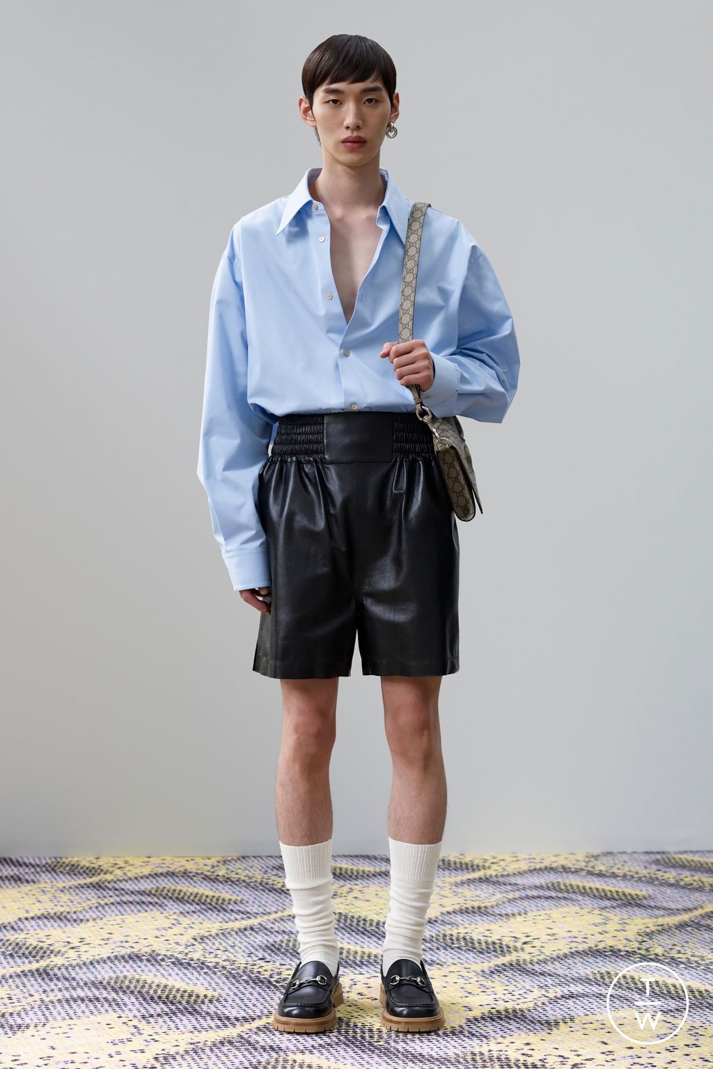 Fashion Week Milan Spring/Summer 2024 look 24 from the Gucci collection 男装