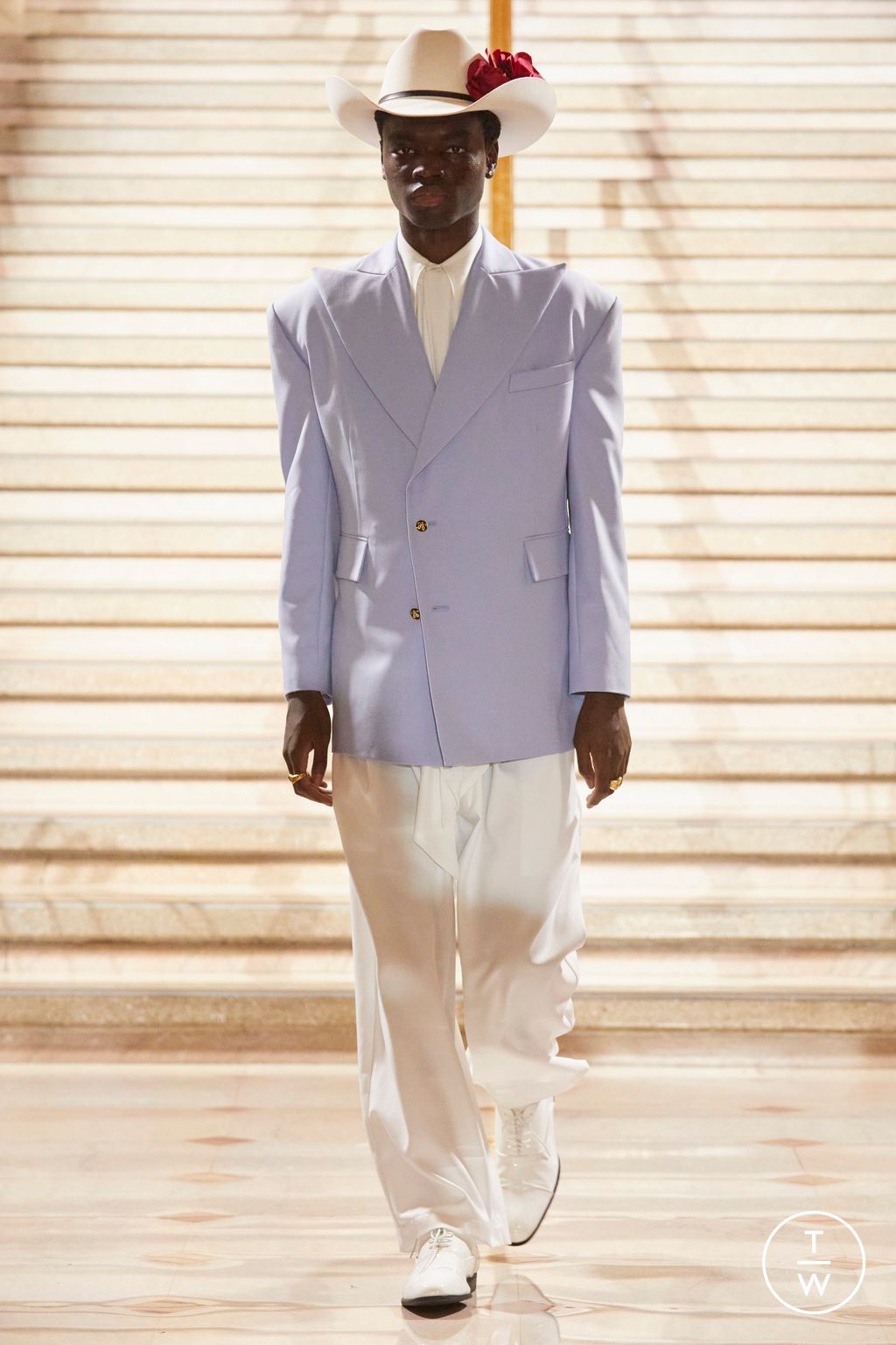 Fashion Week New York Spring/Summer 2024 look 15 from the Willy Chavarria collection menswear
